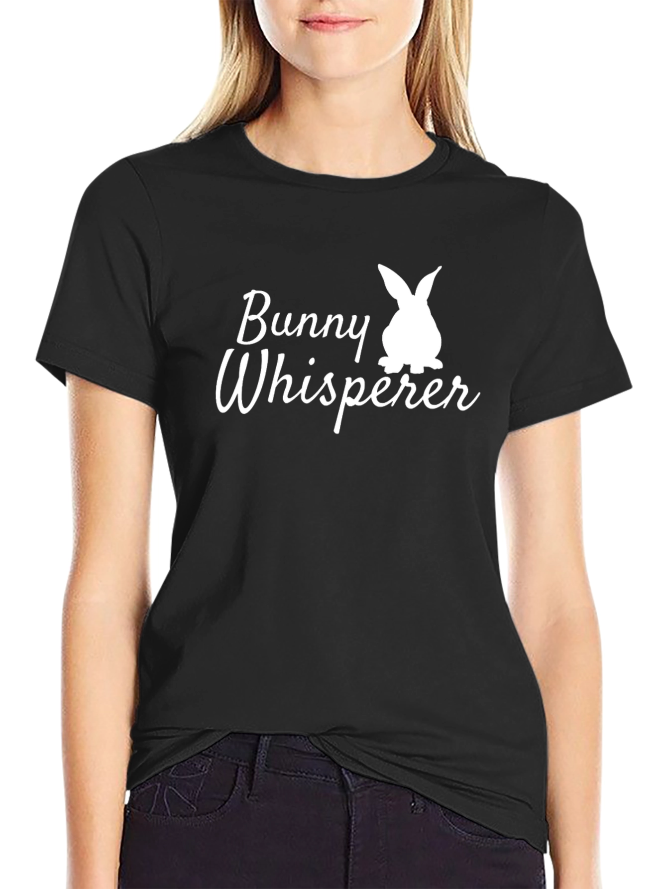 Bunny Whisperer Graphic Tee - Easter Rabbit Shirt