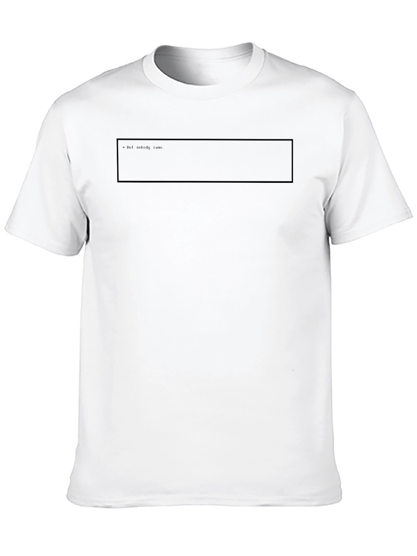 Mens Black Crew Neck Graphic T-Shirt