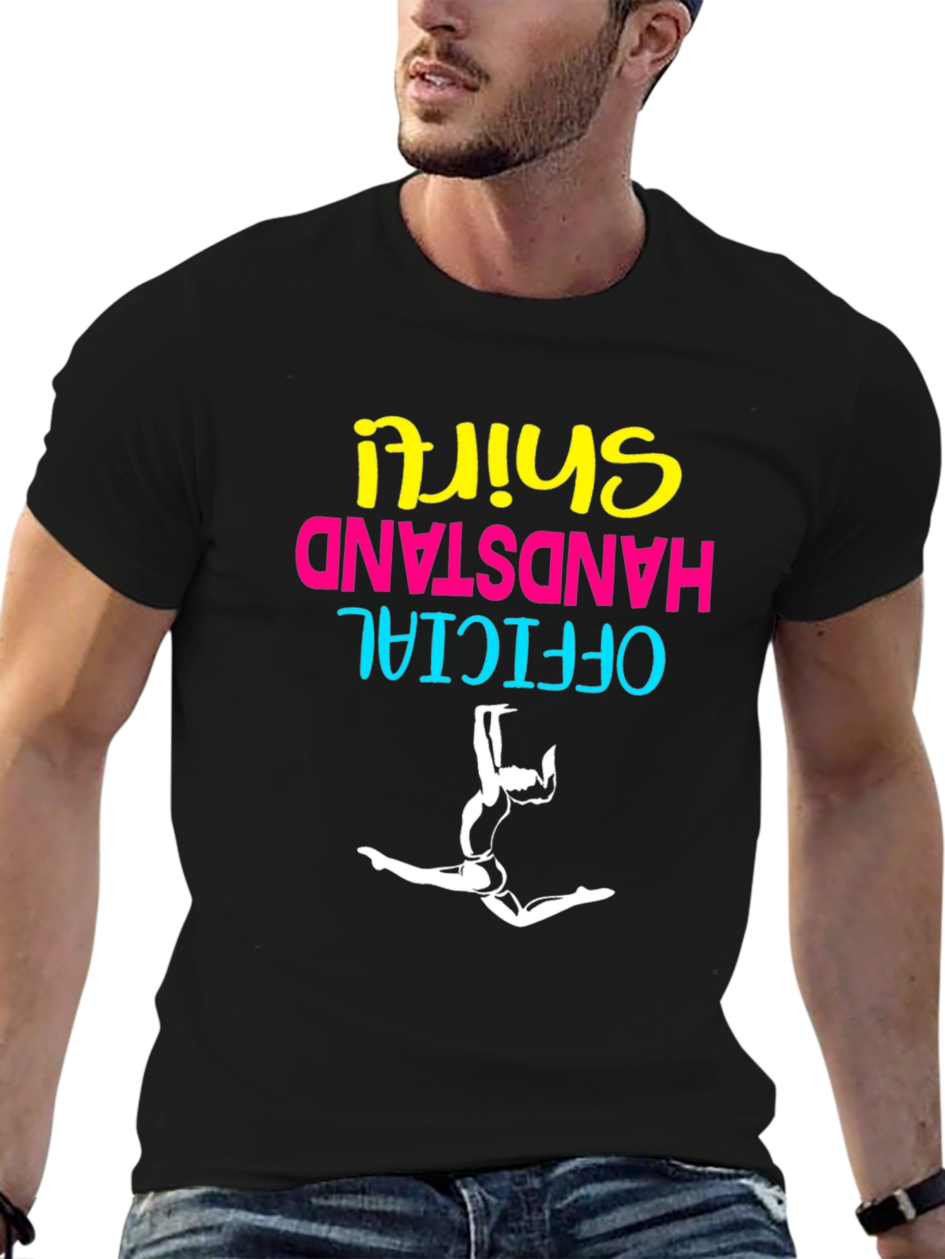 Official Handstand Shirt Black Tee