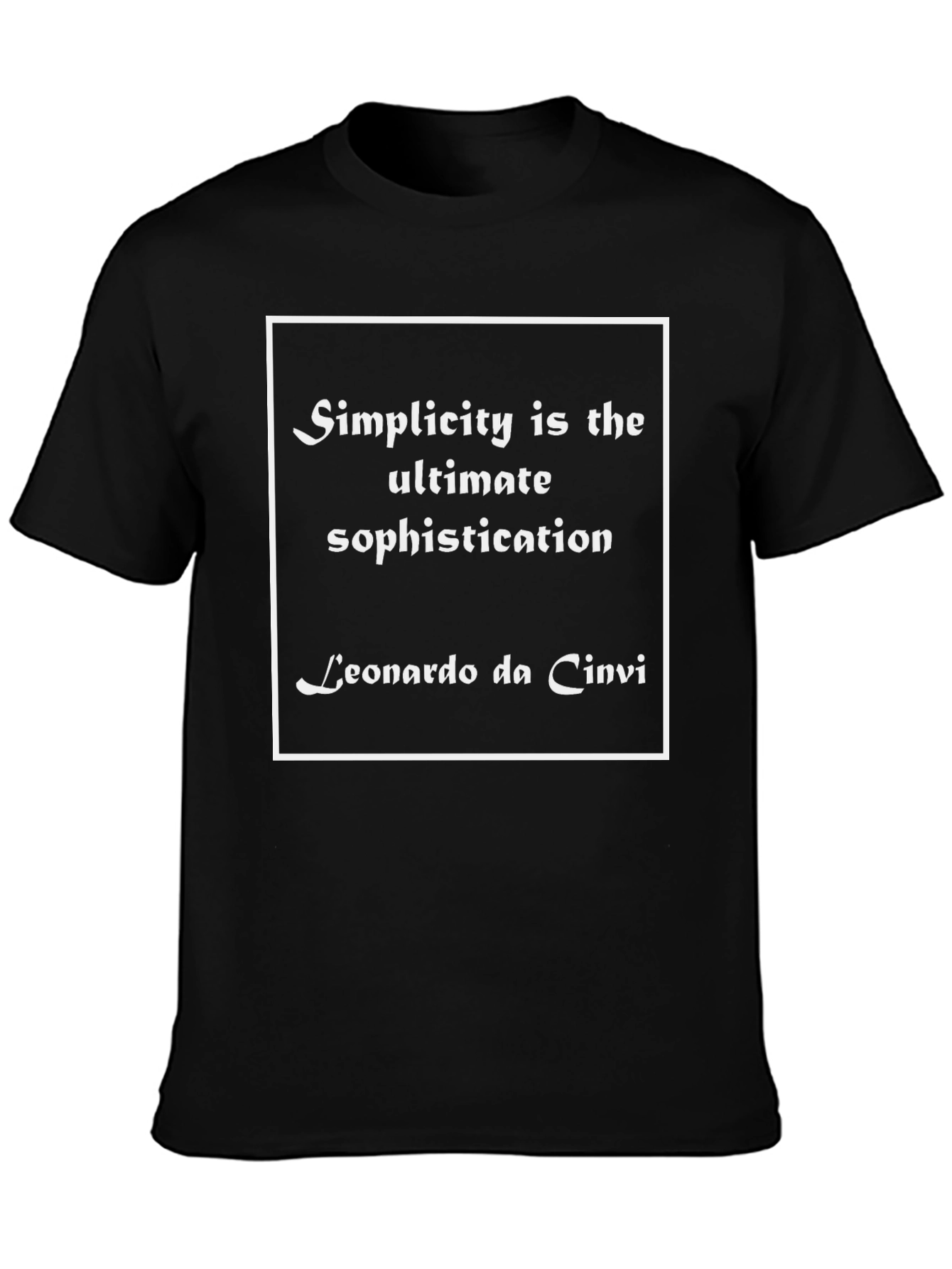 Simplicity is Sophistication Tee