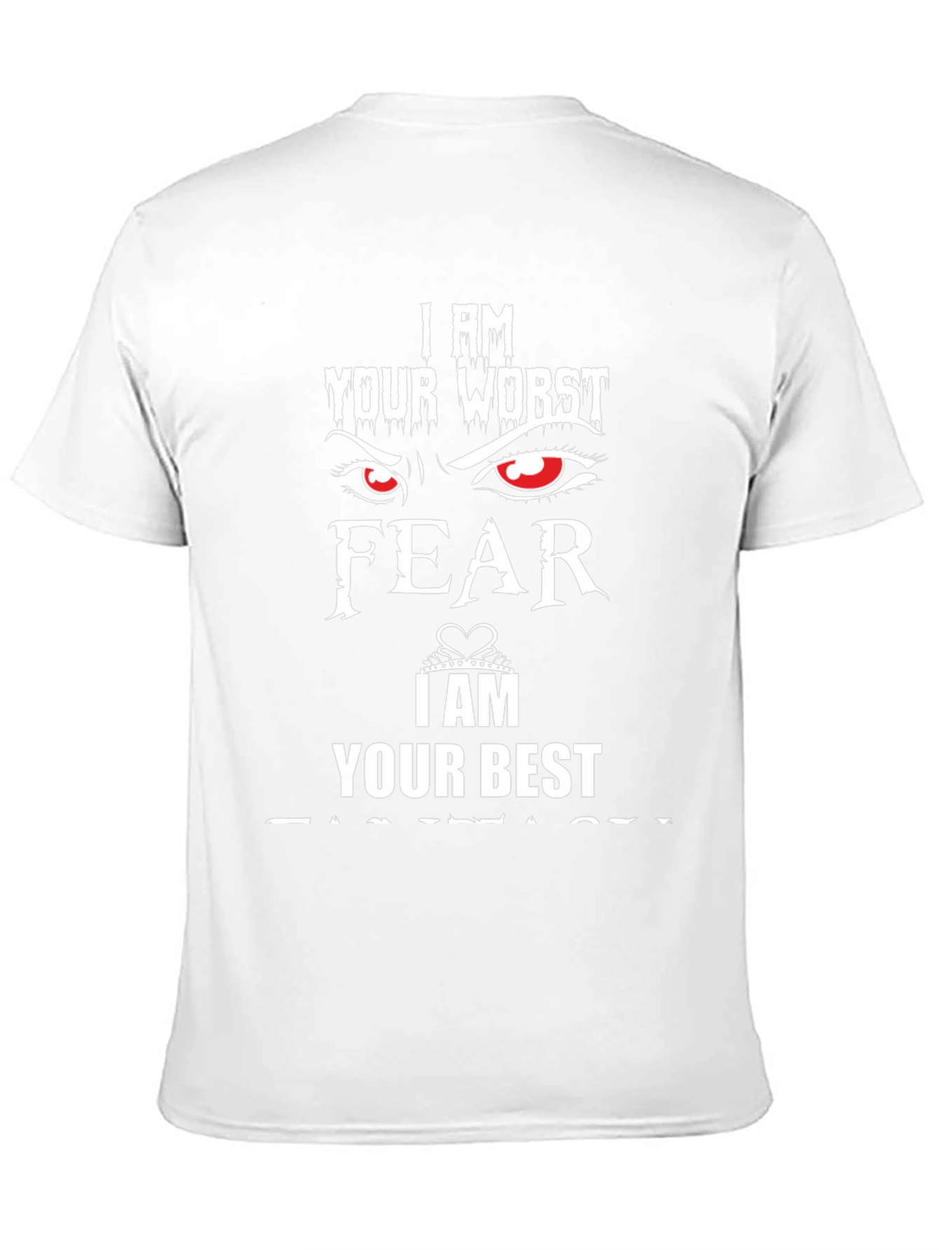 Worst Fear Best Fantasy Black Graphic T-Shirt