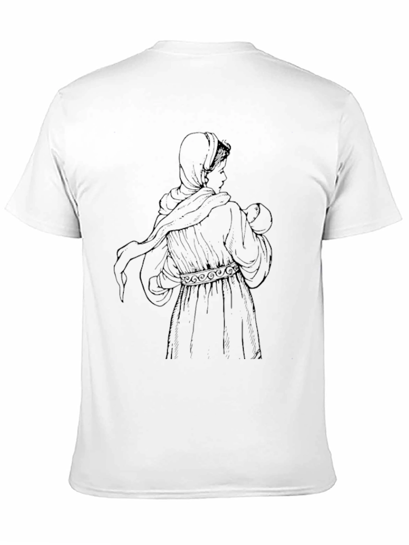 Madonna and Child Black T-Shirt