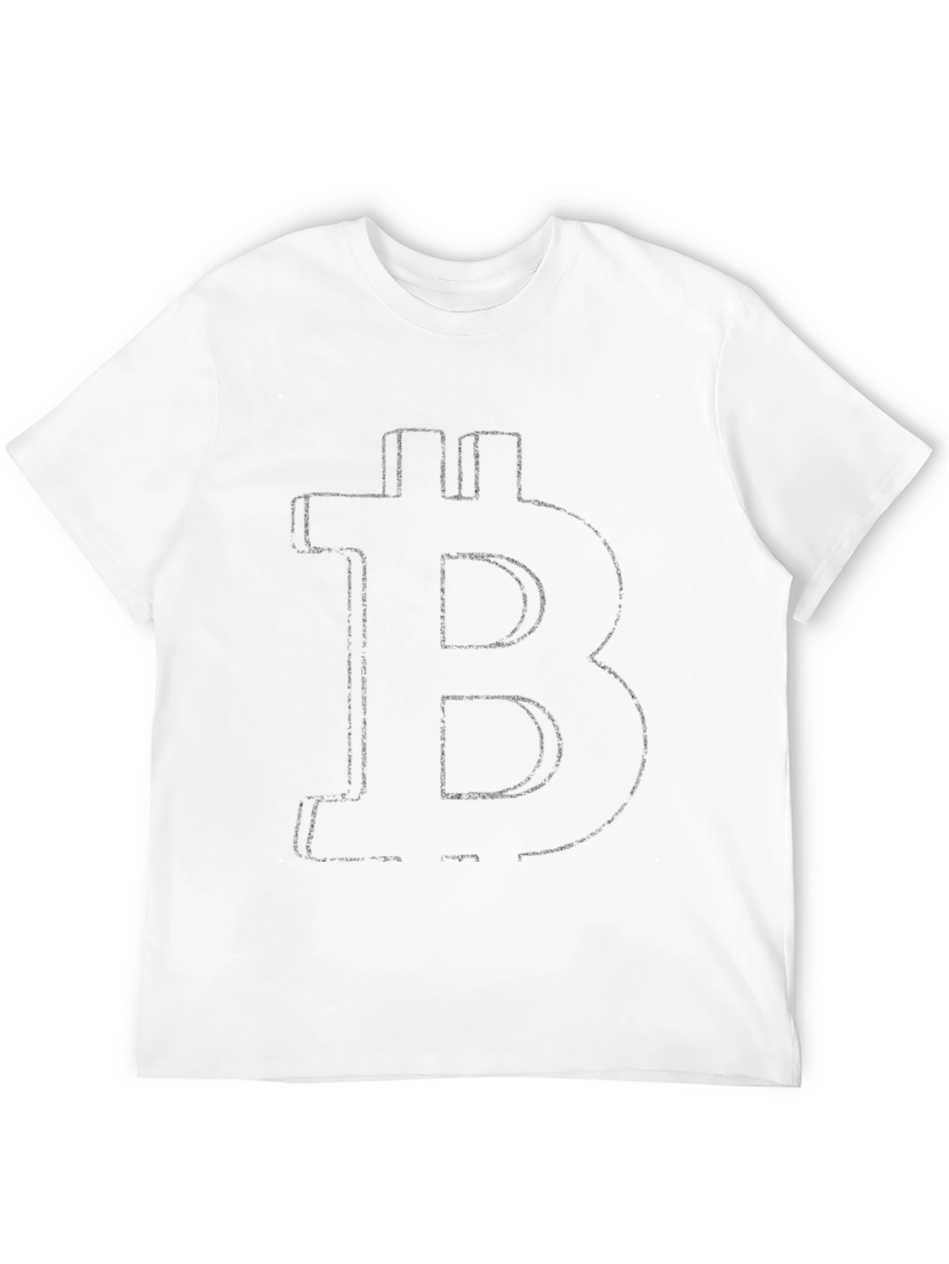 Bitcoin Logo Graphic Black T-Shirt