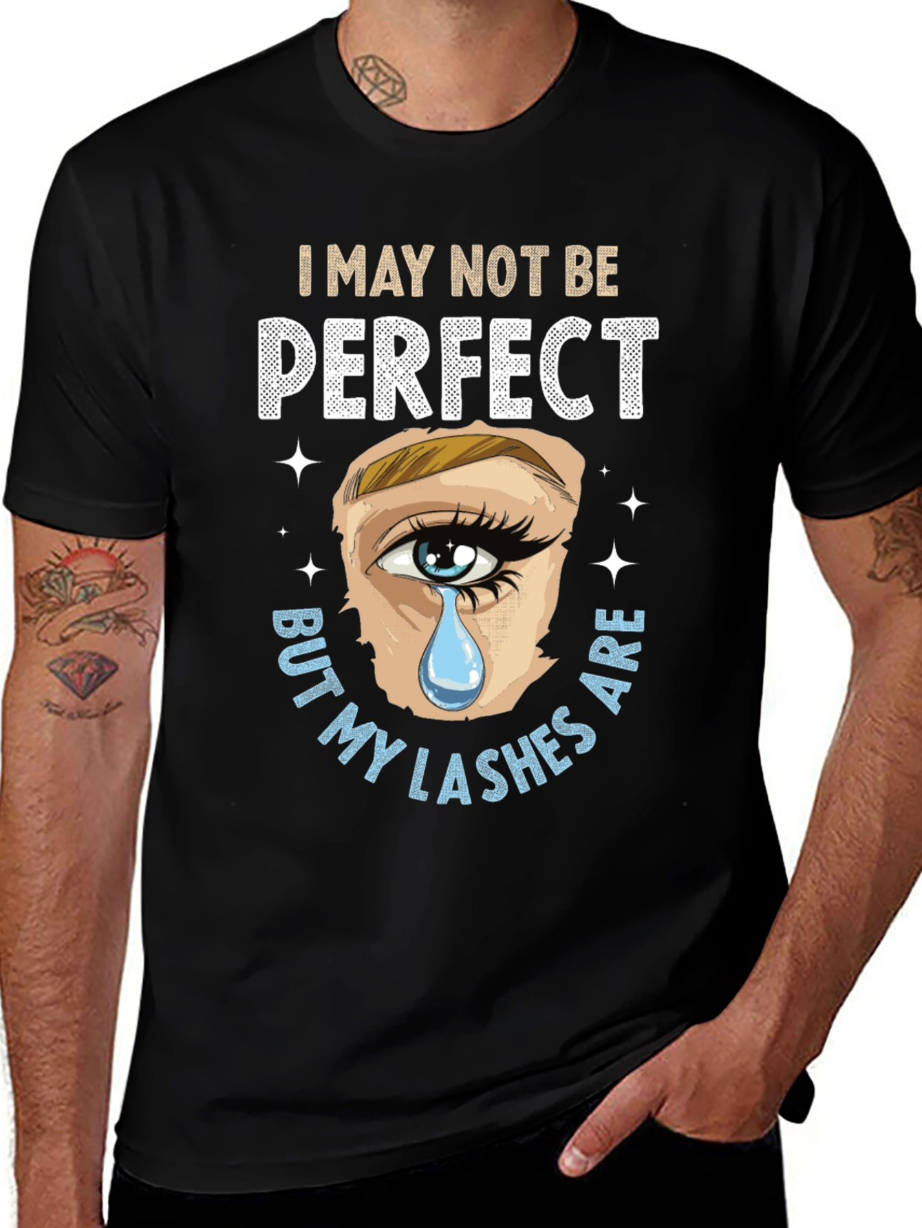 Perfect Lashes T-Shirt - Black