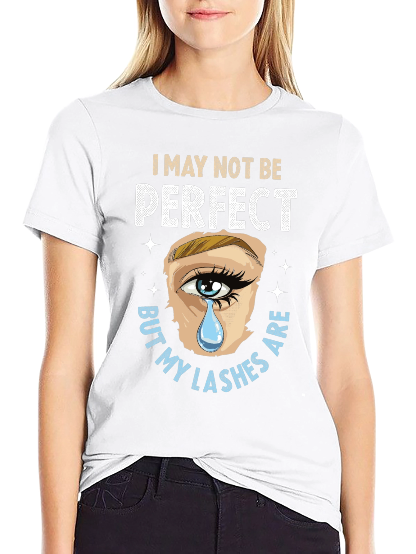 Perfect Lashes T-Shirt - Black
