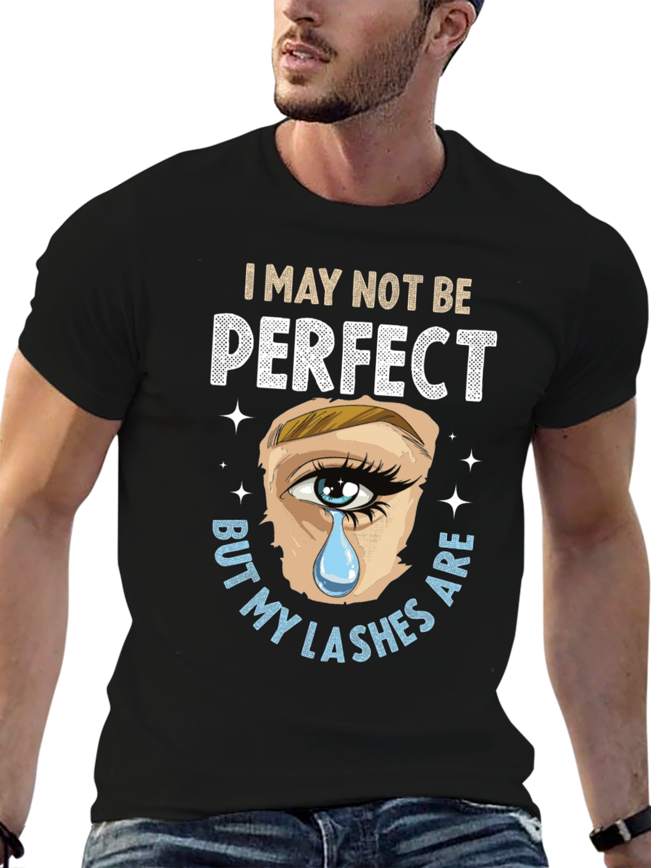 Perfect Lashes T-Shirt - Black