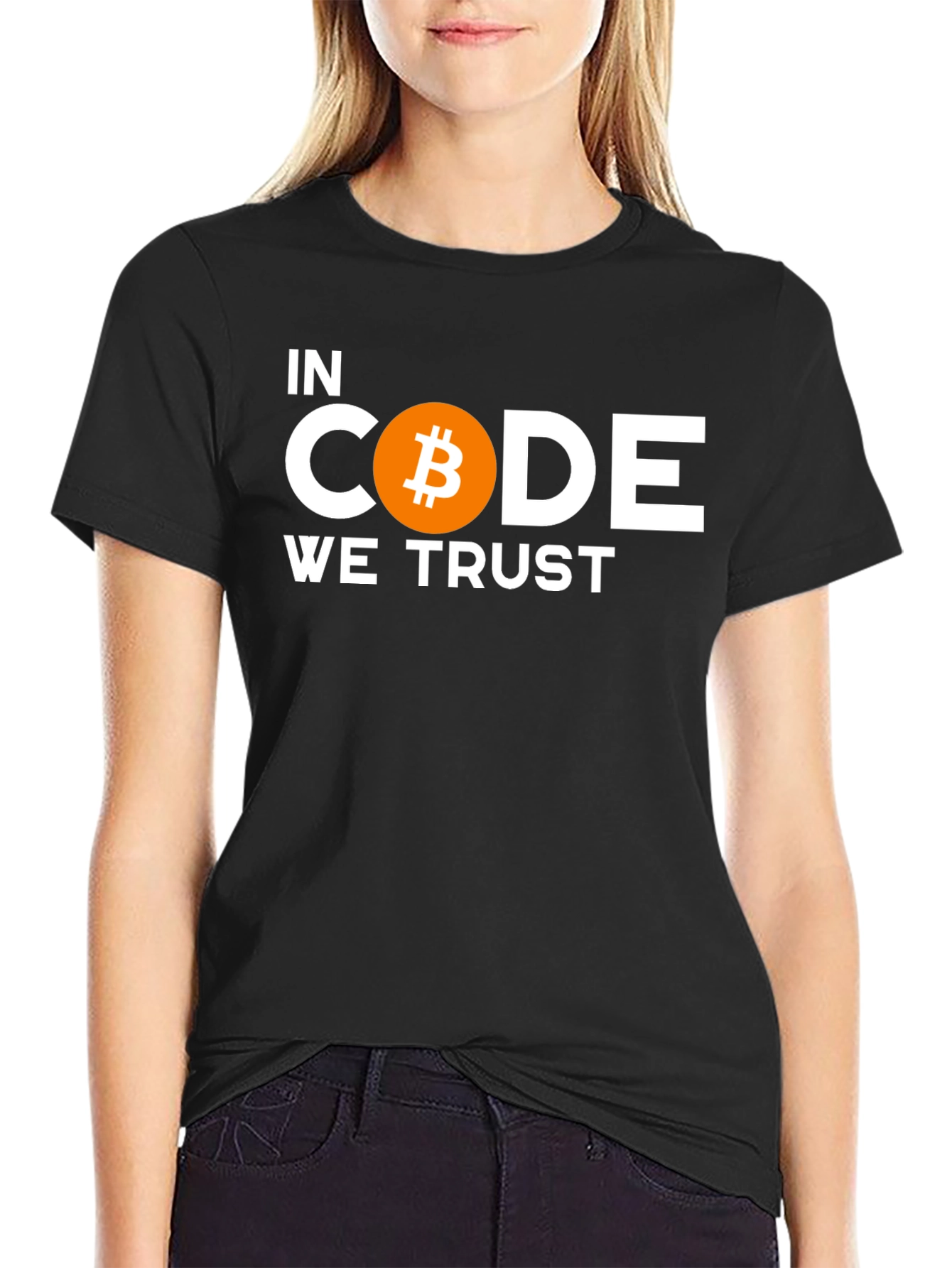 Bitcoin T-Shirt - In Code We Trust