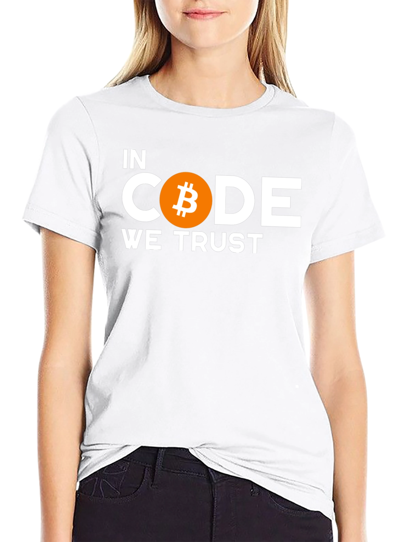 Bitcoin T-Shirt - In Code We Trust