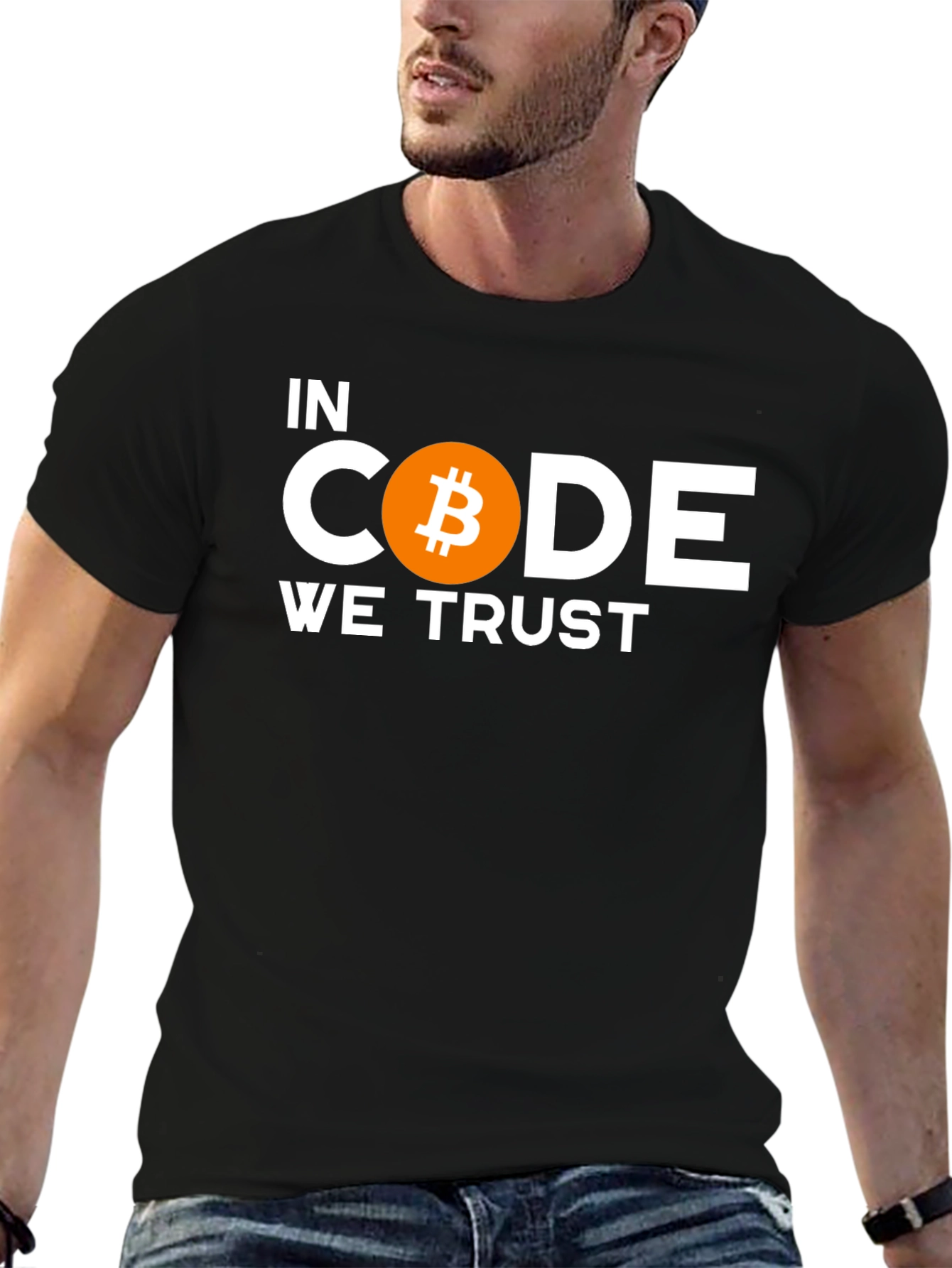 Bitcoin T-Shirt - In Code We Trust