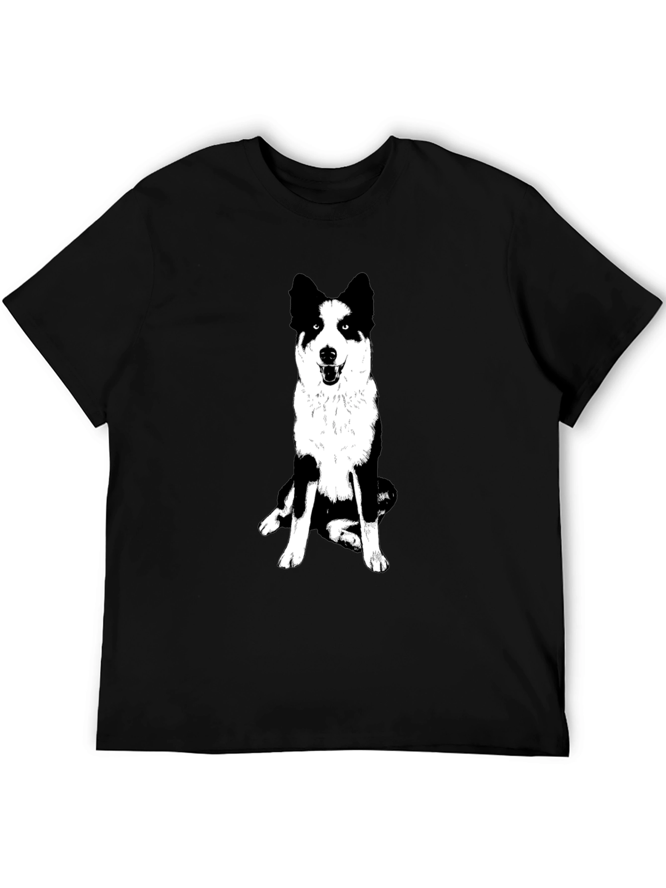Dog Graphic Tee - Black T-Shirt