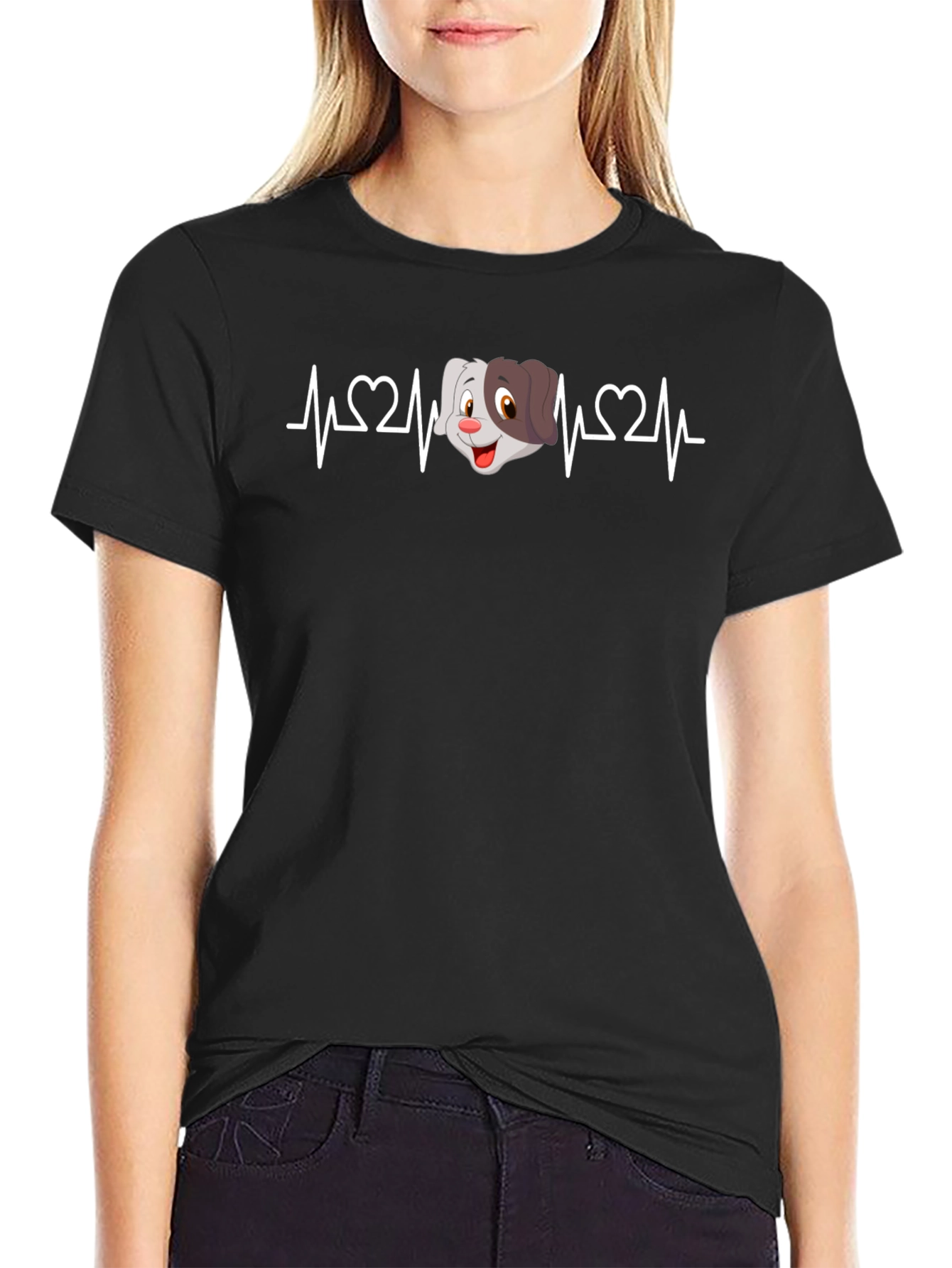 Dog Lover Heartbeat T-Shirt