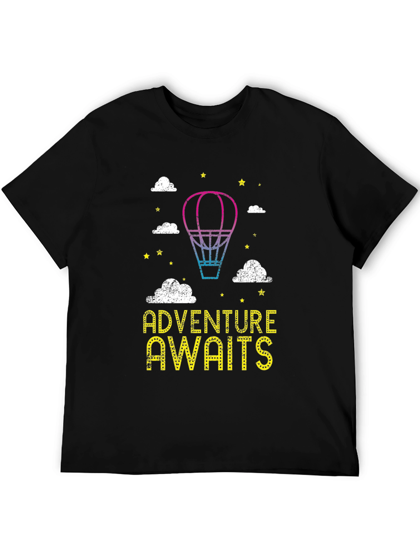 Adventure Awaits Hot Air Balloon Graphic Tee