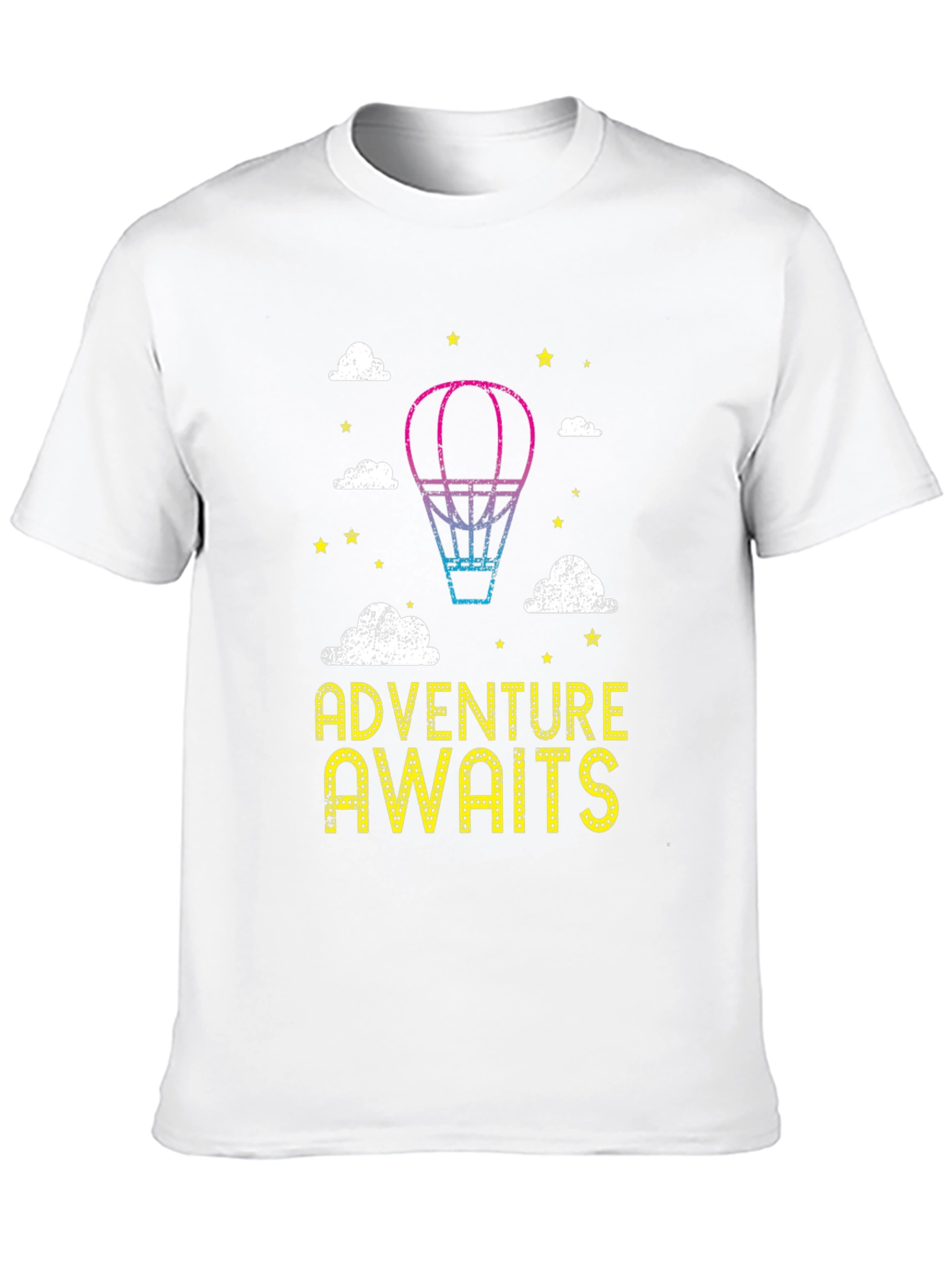 Adventure Awaits Hot Air Balloon Graphic Tee