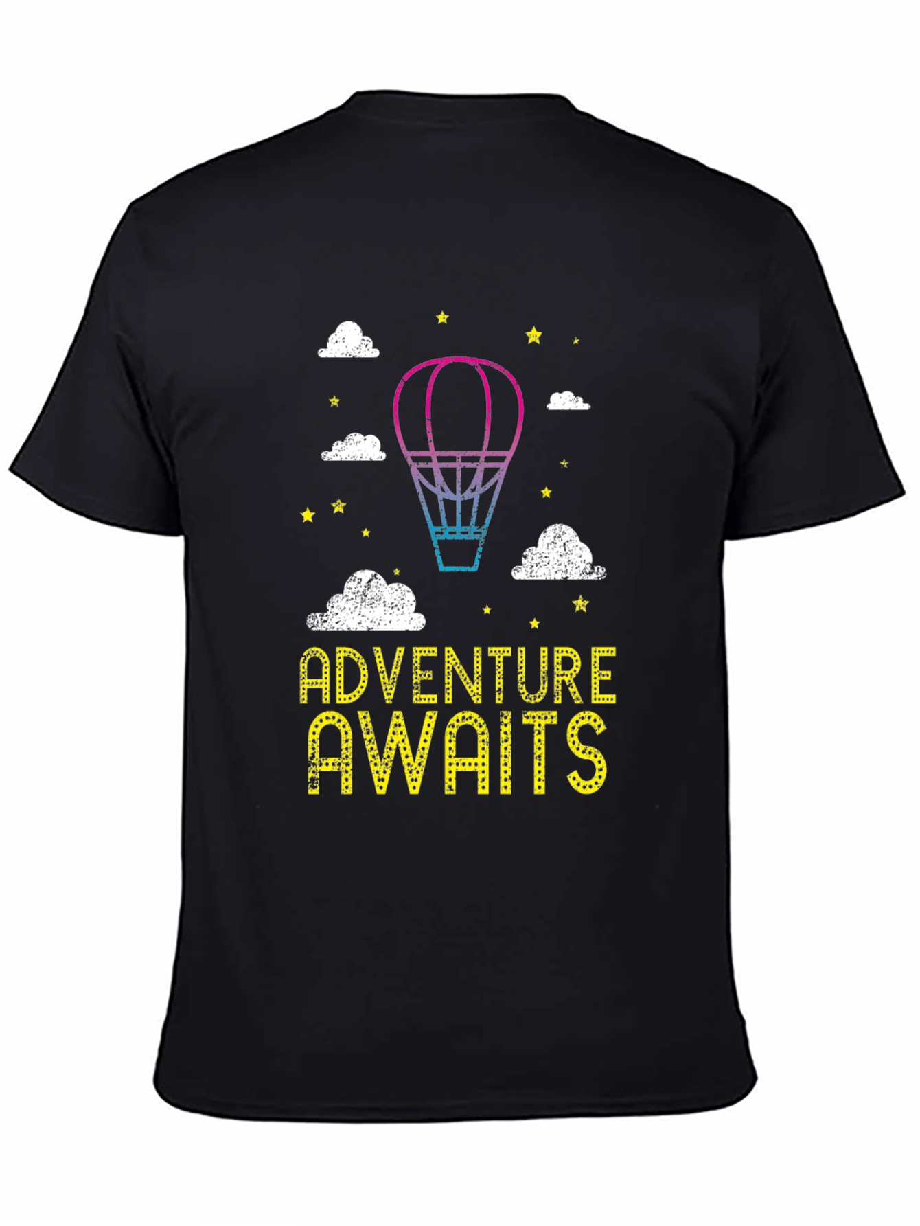 Adventure Awaits Hot Air Balloon Graphic Tee