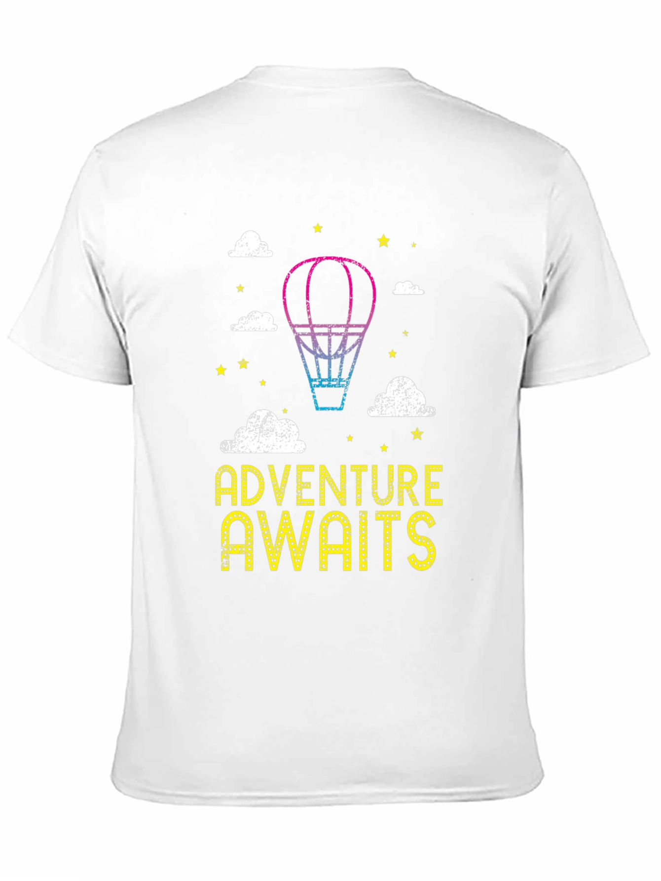 Adventure Awaits Hot Air Balloon Graphic Tee