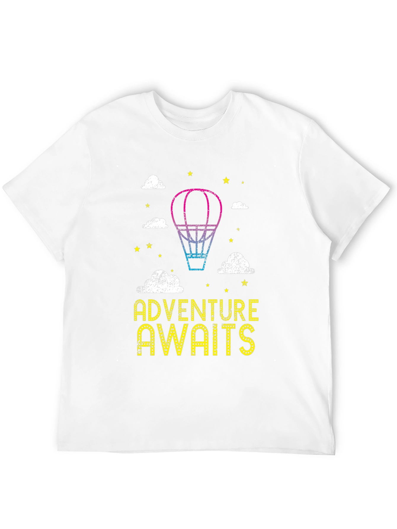 Adventure Awaits Hot Air Balloon Graphic Tee