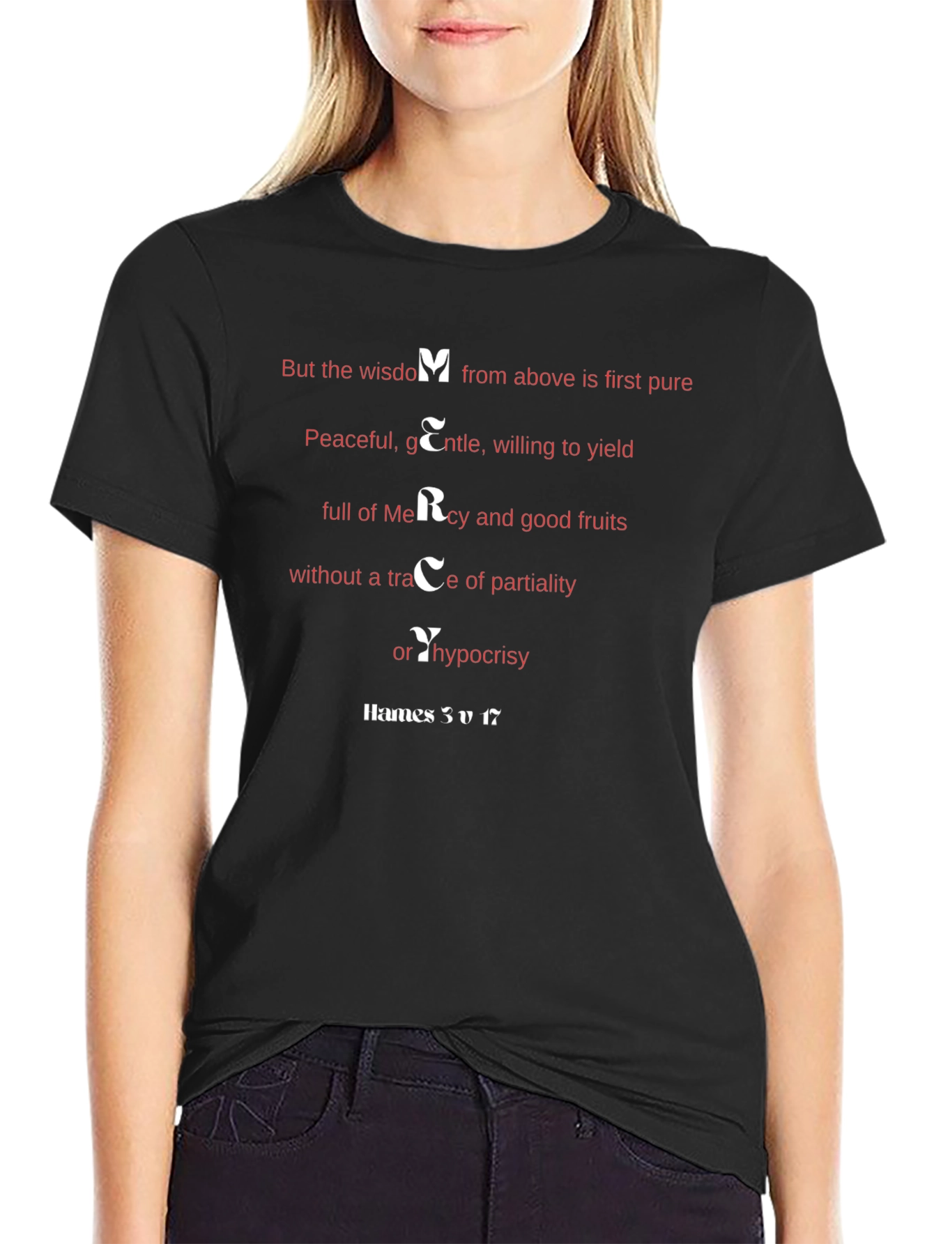 Mercy T-Shirt Christian Bible Verse Tee