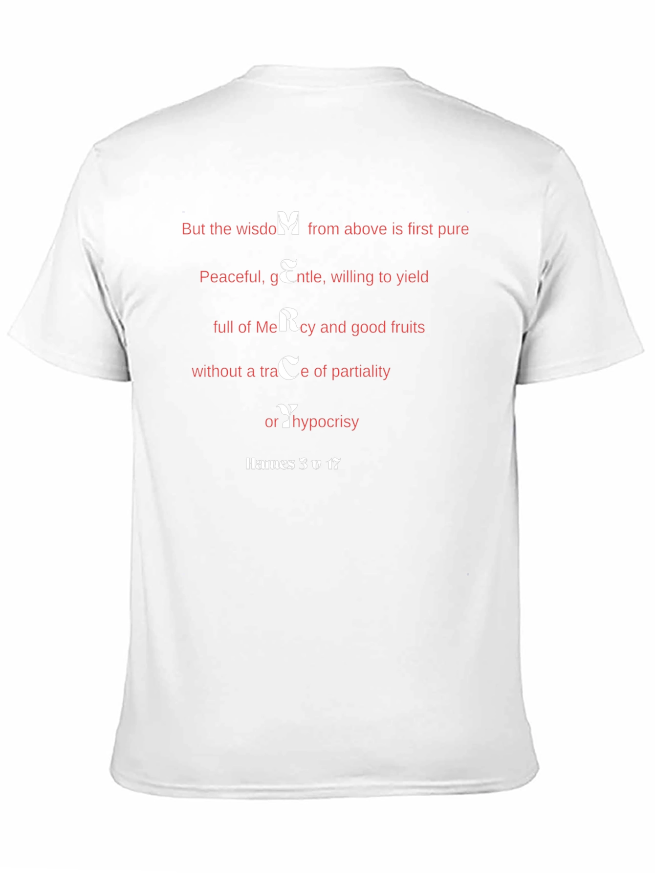 Mercy T-Shirt Christian Bible Verse Tee