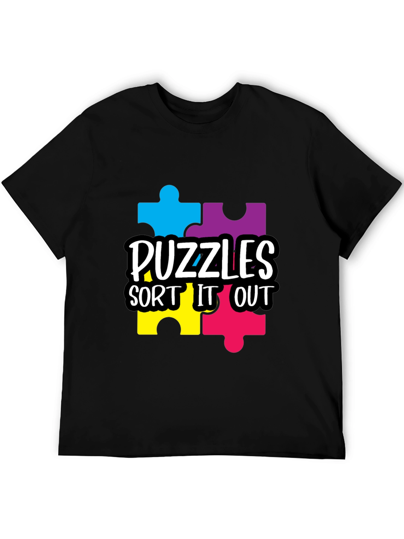 Autism Awareness Puzzles T-Shirt