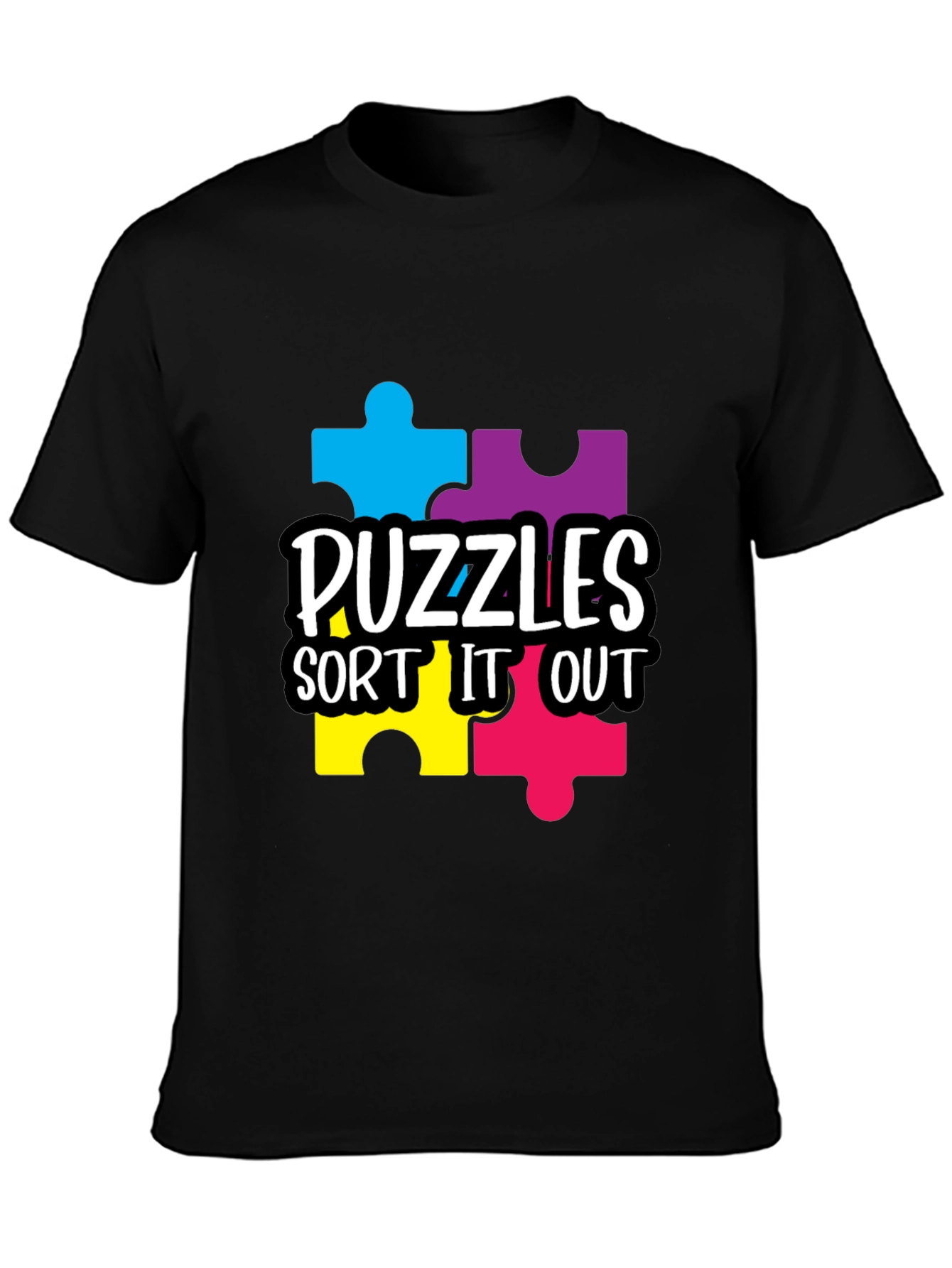 Autism Awareness Puzzles T-Shirt