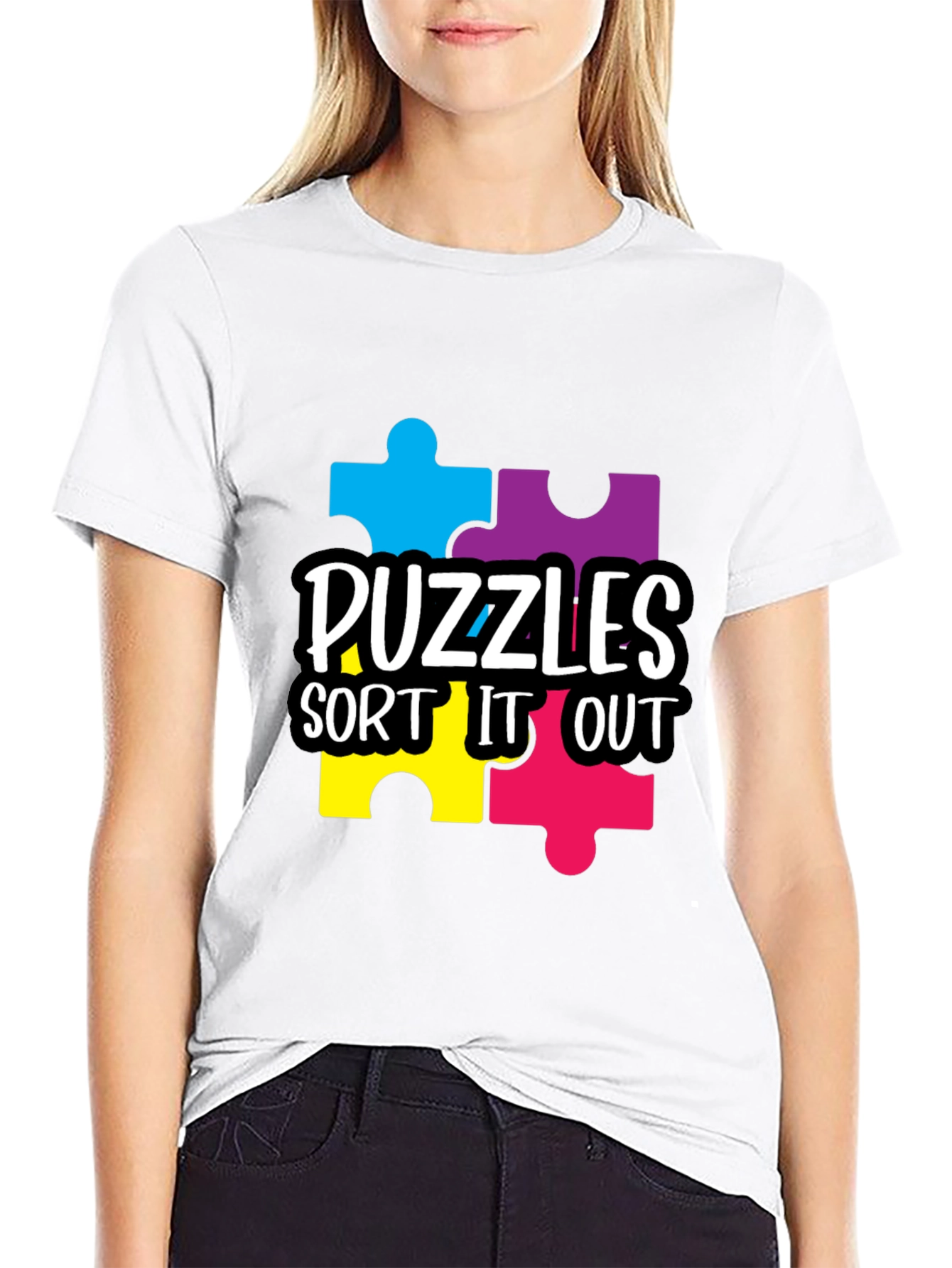 Autism Awareness Puzzles T-Shirt