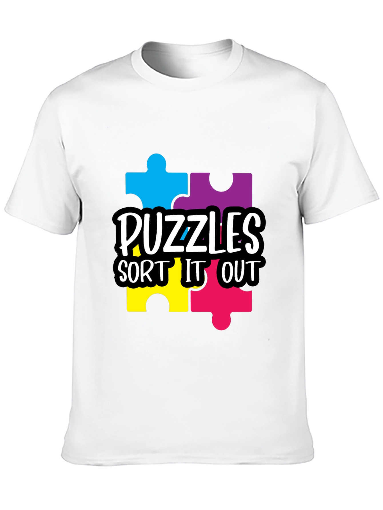 Autism Awareness Puzzles T-Shirt