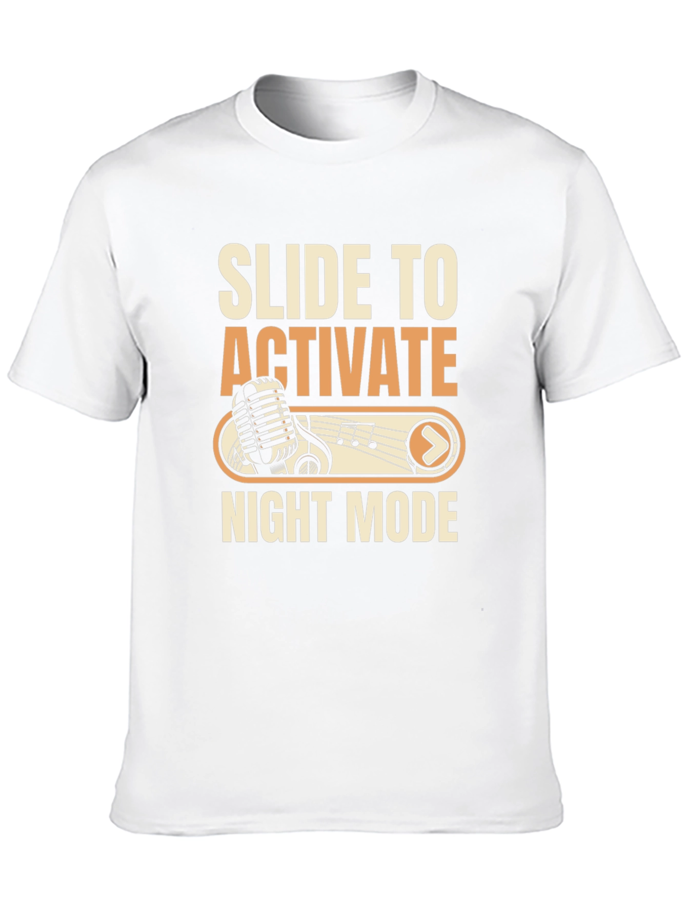 Slide to Activate Night Mode Graphic T-Shirt