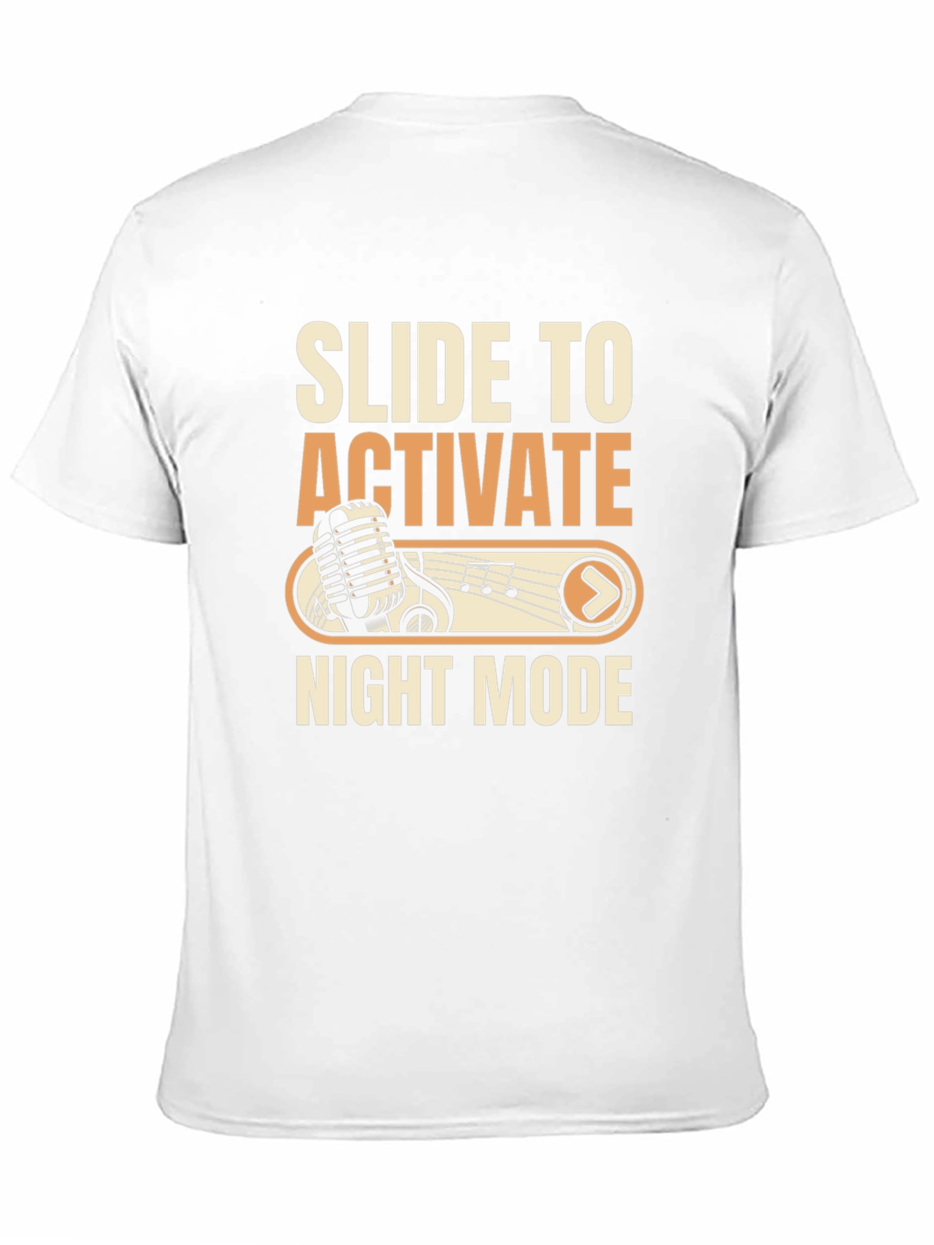 Slide to Activate Night Mode Graphic T-Shirt