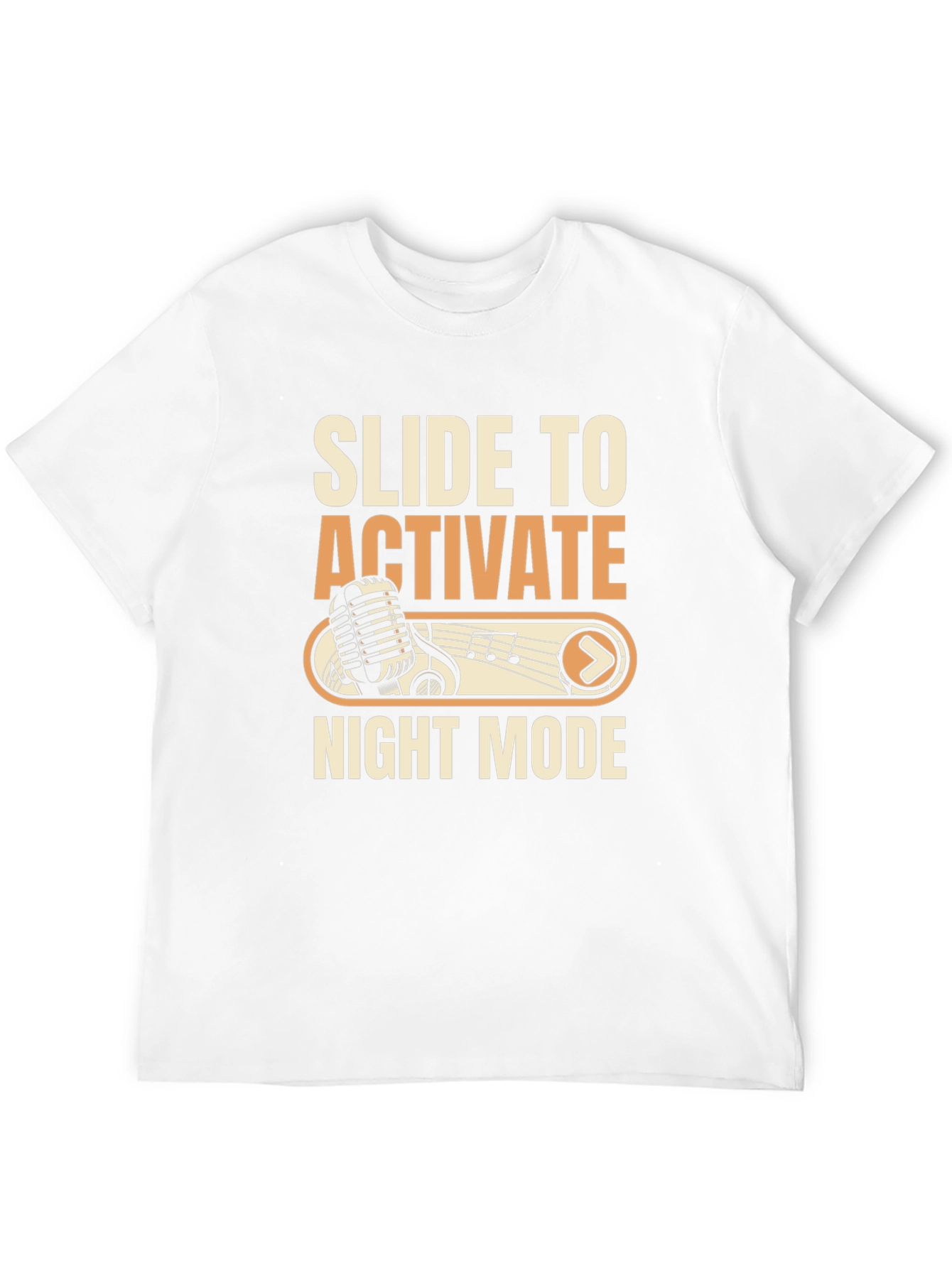 Slide to Activate Night Mode Graphic T-Shirt