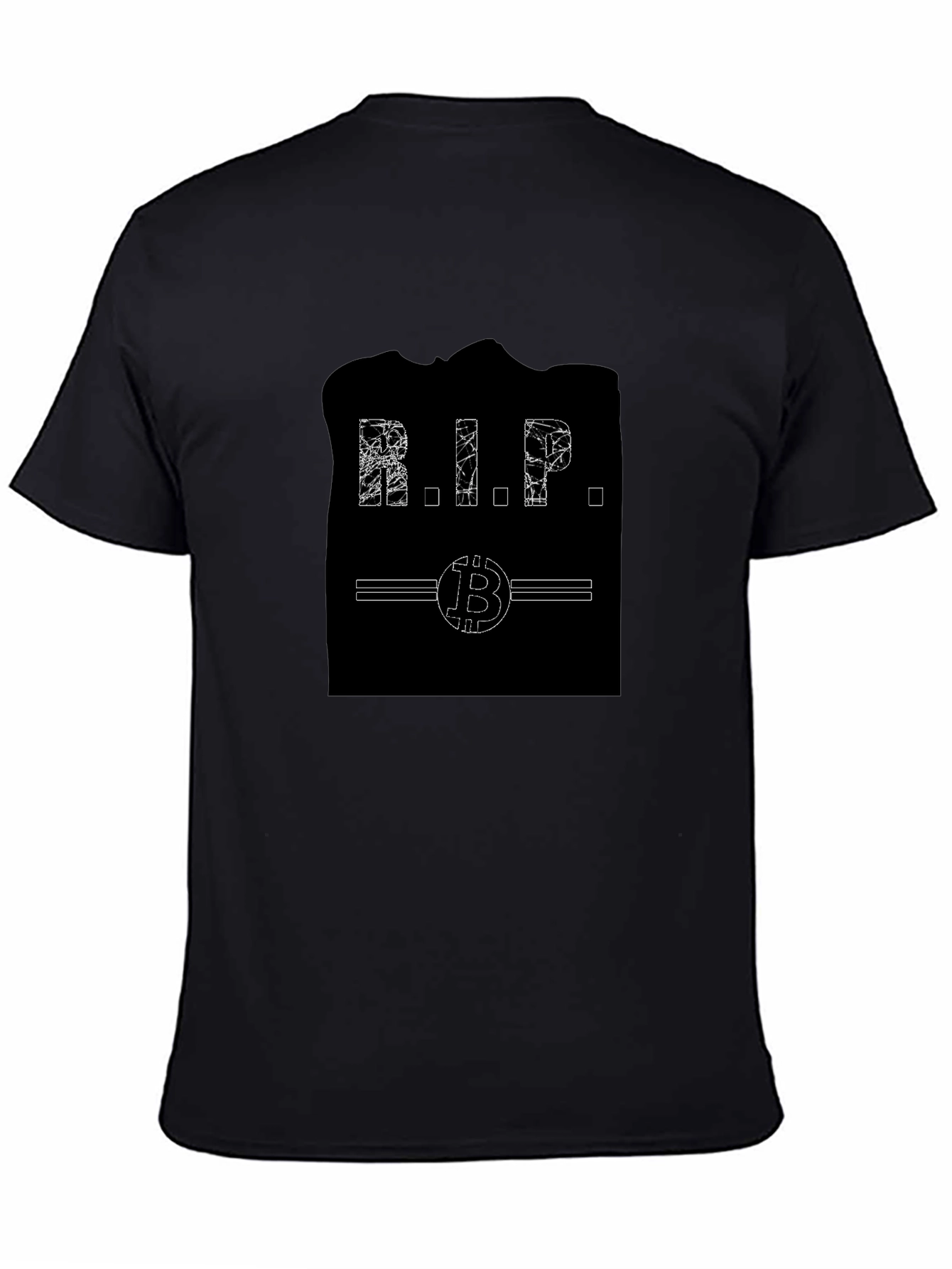 Bitcoin RIP T-Shirt - Crypto Memorial