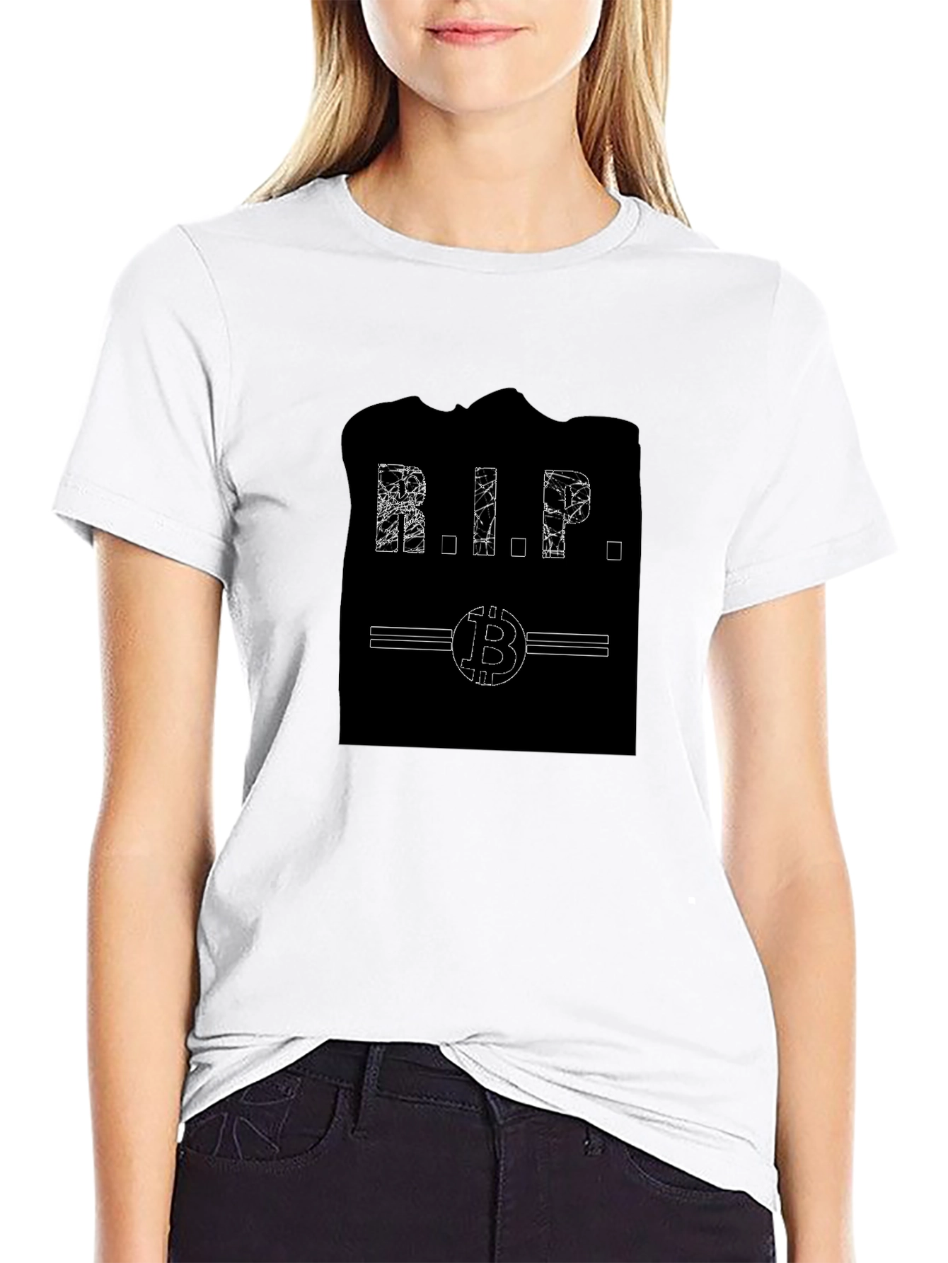 Bitcoin RIP T-Shirt - Crypto Memorial