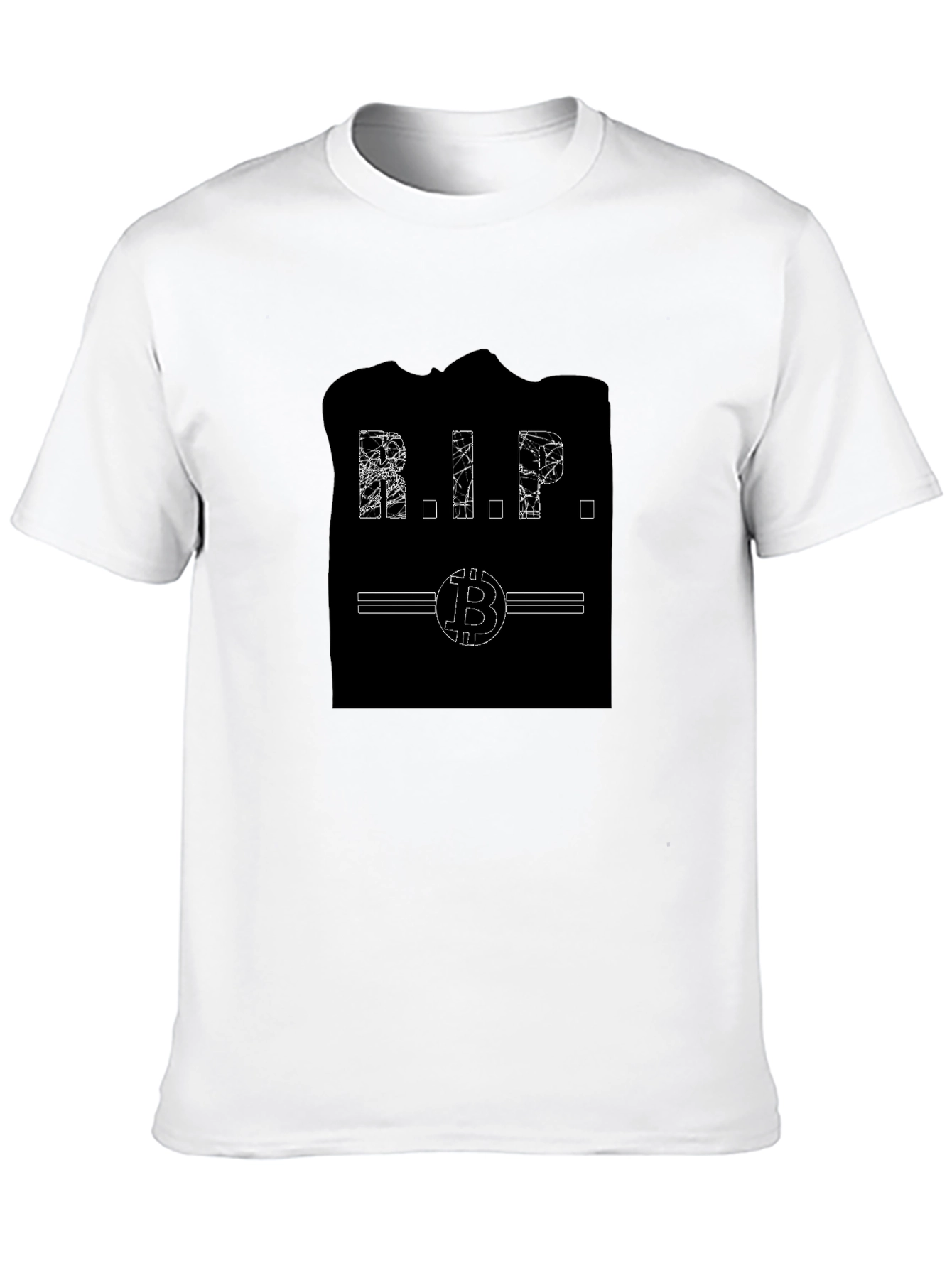 Bitcoin RIP T-Shirt - Crypto Memorial