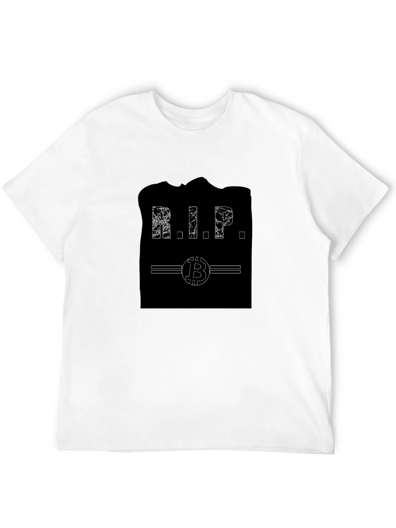 Bitcoin RIP T-Shirt - Crypto Memorial
