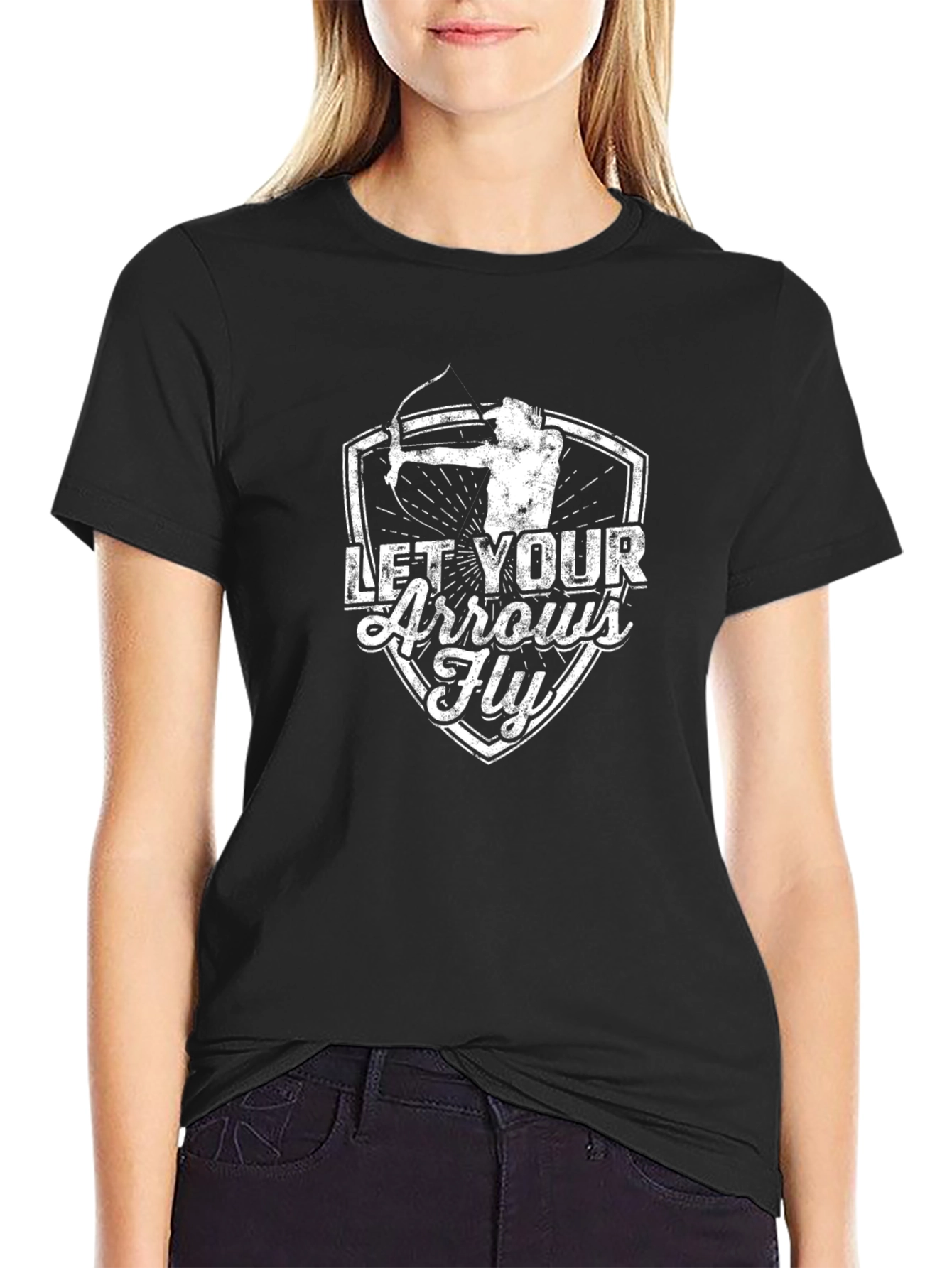 Archery T-Shirt: Let Your Arrows Fly Graphic Tee
