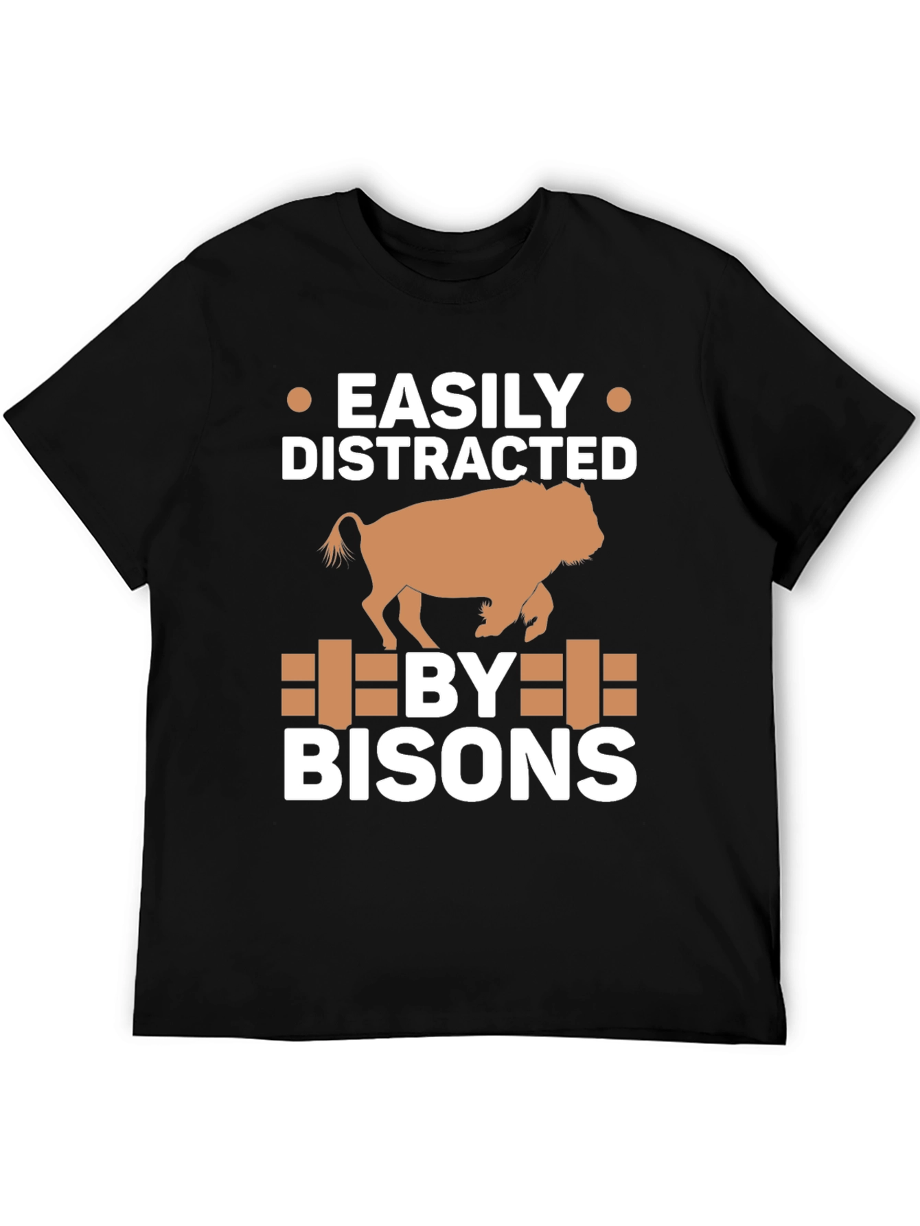 Easily Distracted by Bisons T-Shirt