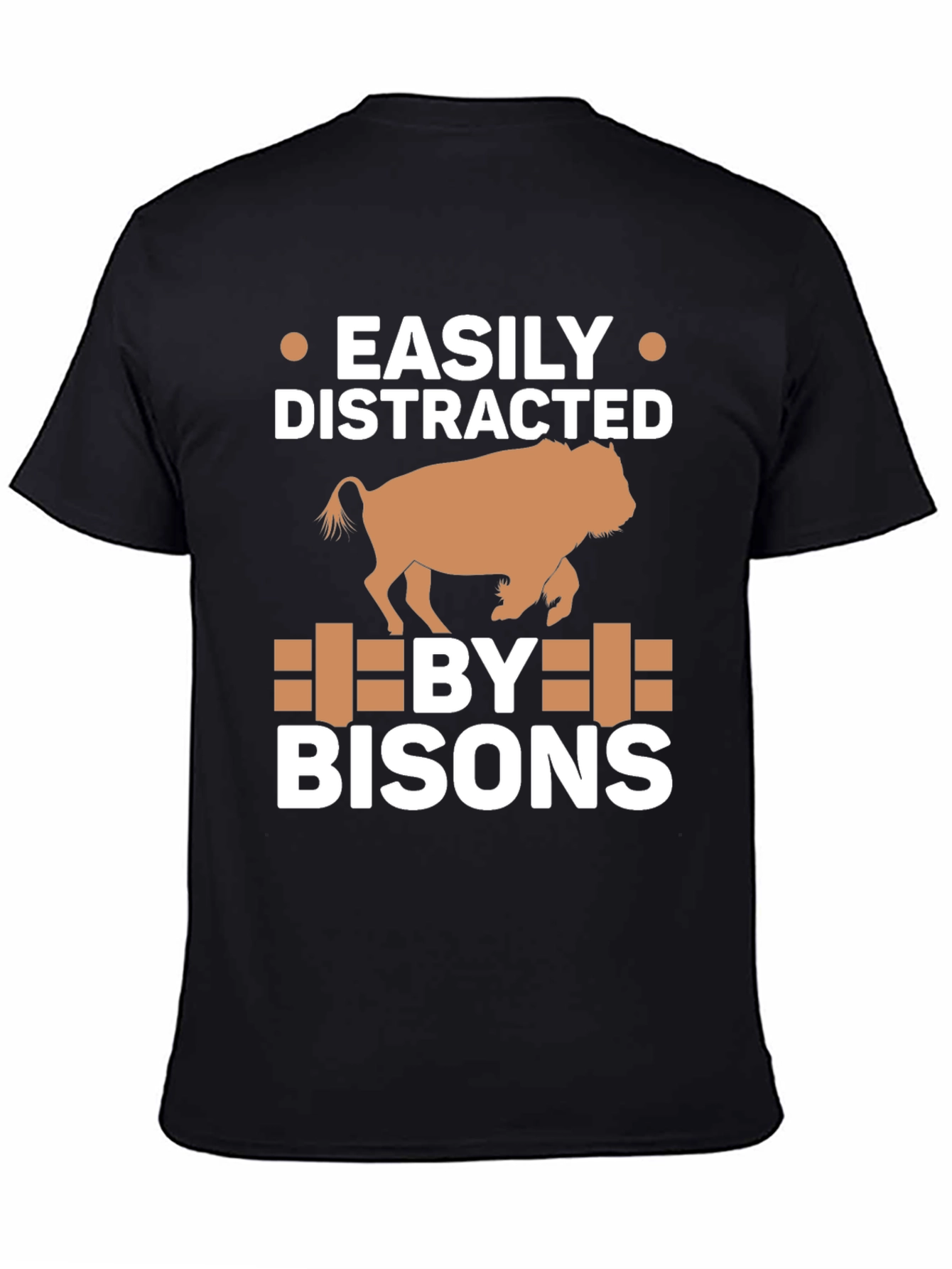 Easily Distracted by Bisons T-Shirt