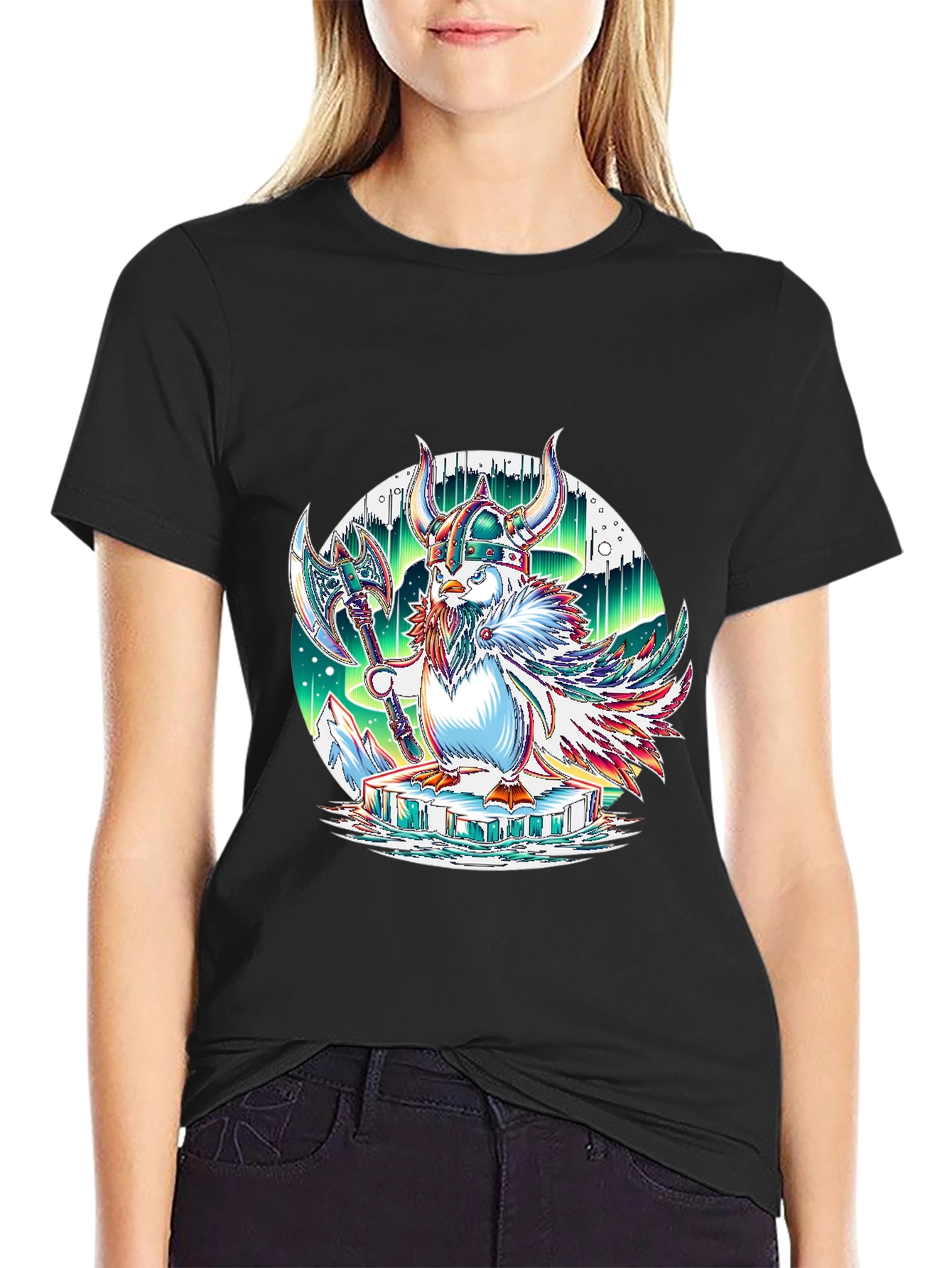 Viking Penguin Graphic Tee - Arctic Warrior!