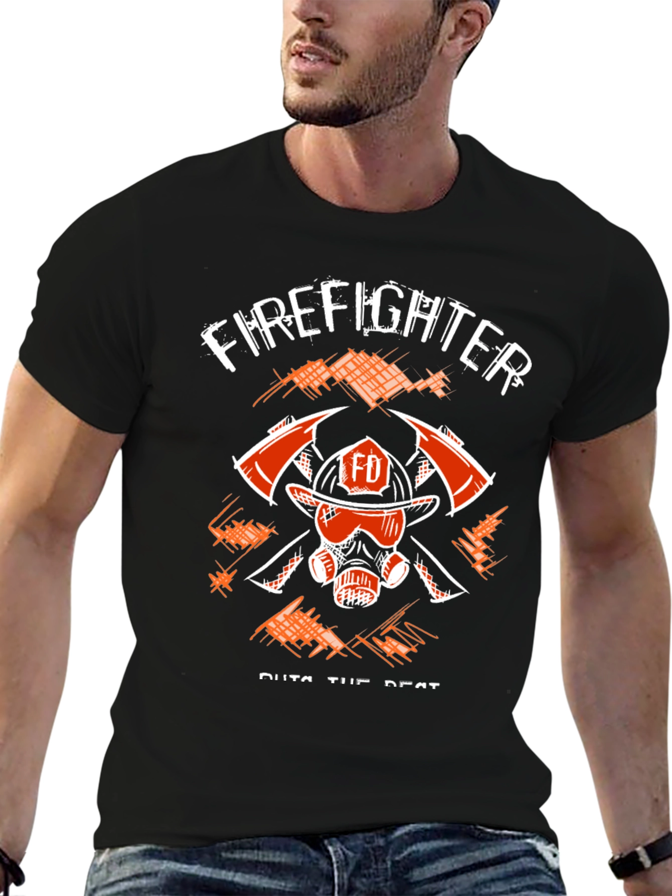 Firefighter Graphic T-Shirt