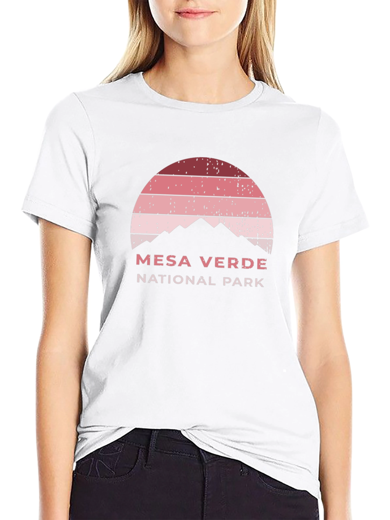 Mesa Verde National Park Retro Graphic T-Shirt