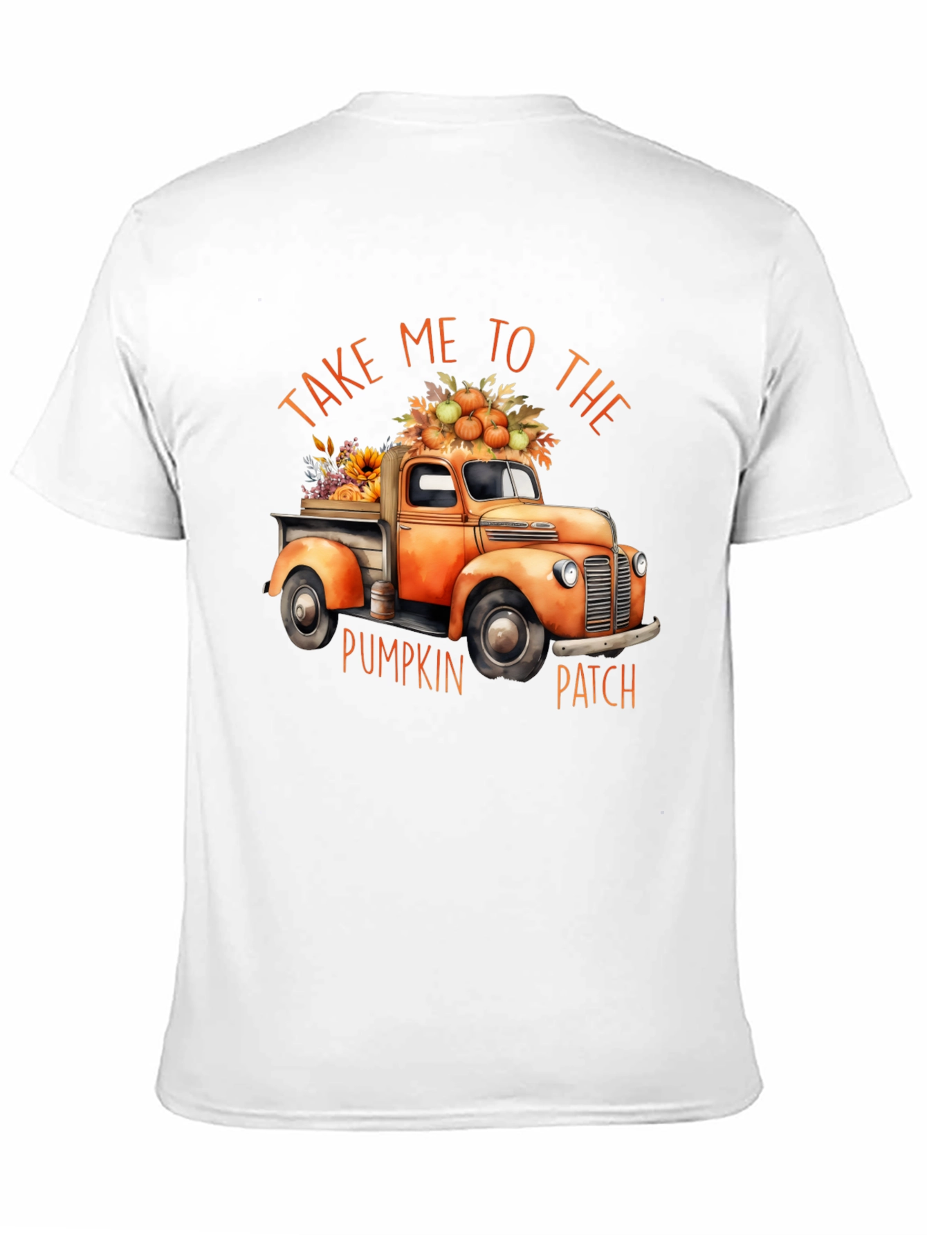 Fall Pumpkin Patch Truck Graphic Tee