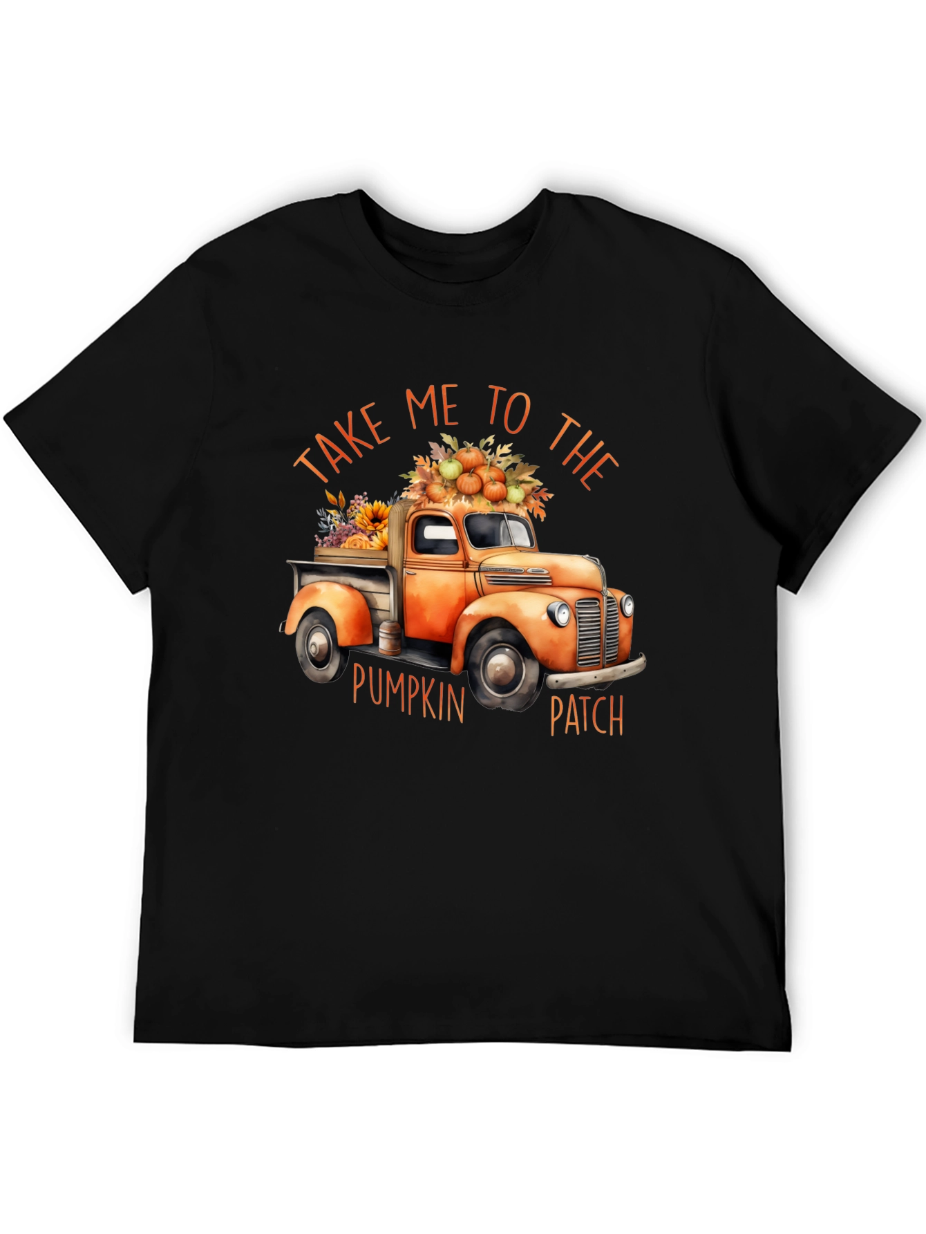 Fall Pumpkin Patch Truck Graphic Tee