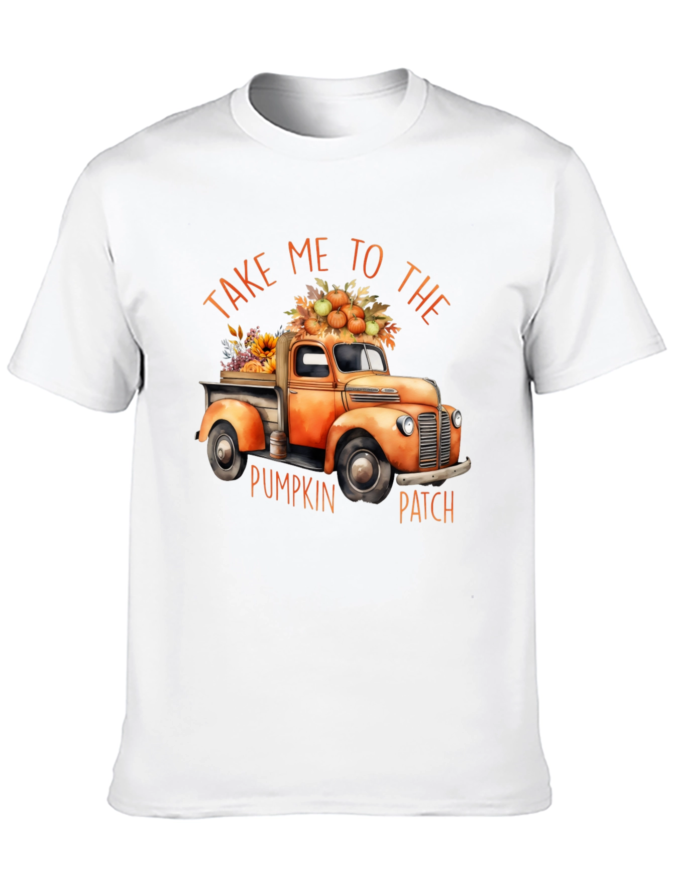 Fall Pumpkin Patch Truck Graphic Tee