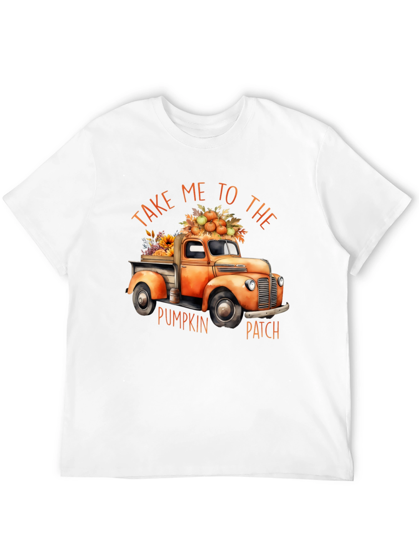 Fall Pumpkin Patch Truck Graphic Tee