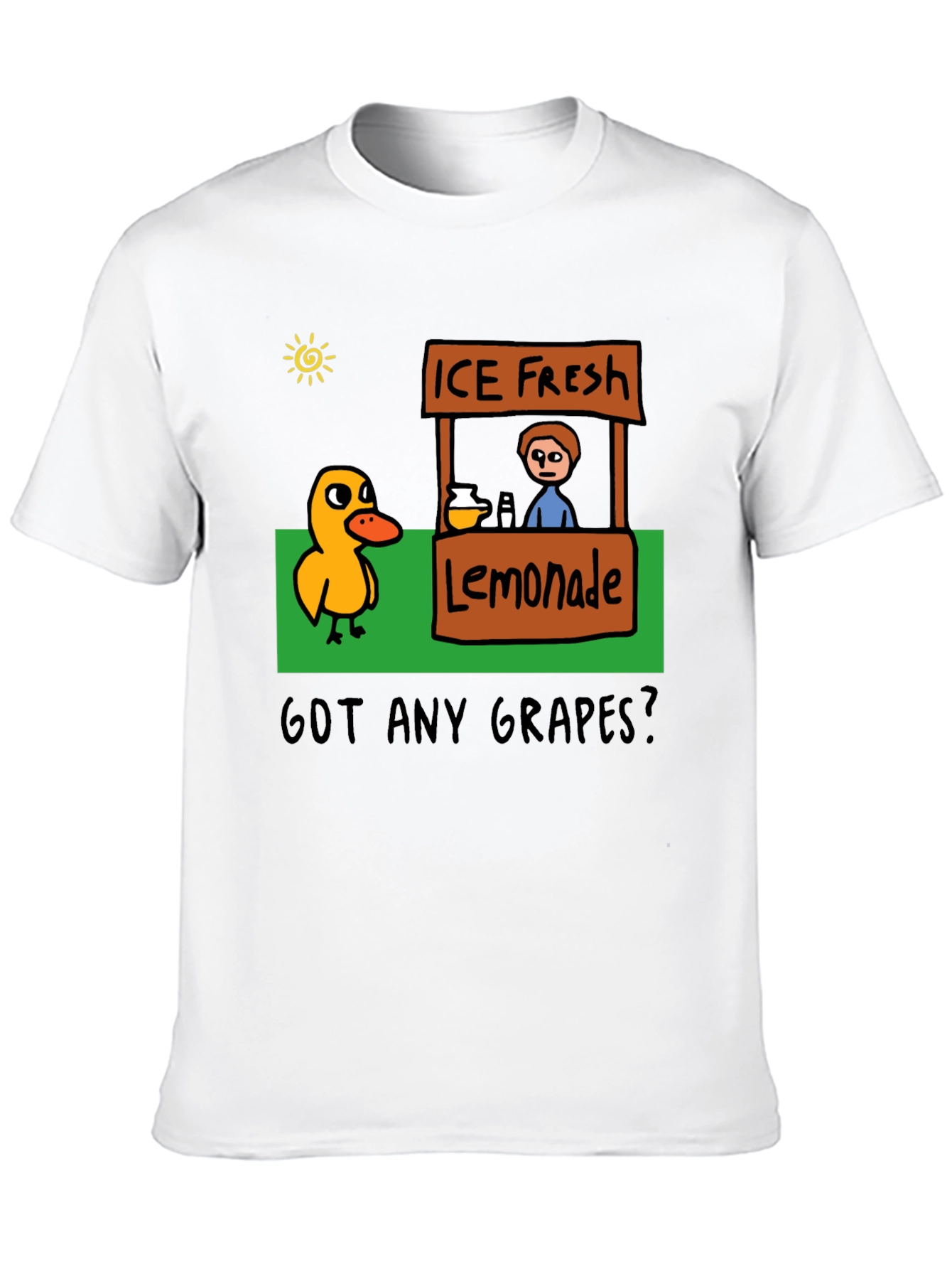 Got Any Grapes T-Shirt - Funny Duck Lemonade Stand