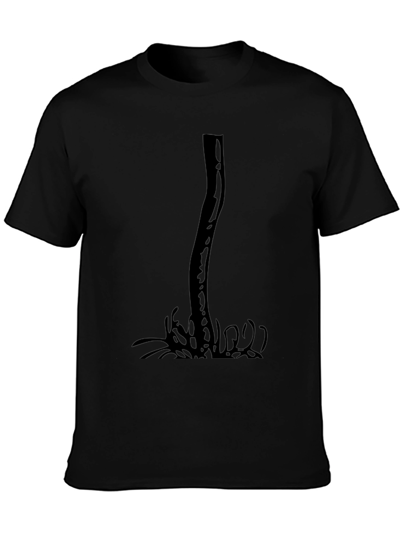 Black Tree Graphic Tee - Nature Inspired Style