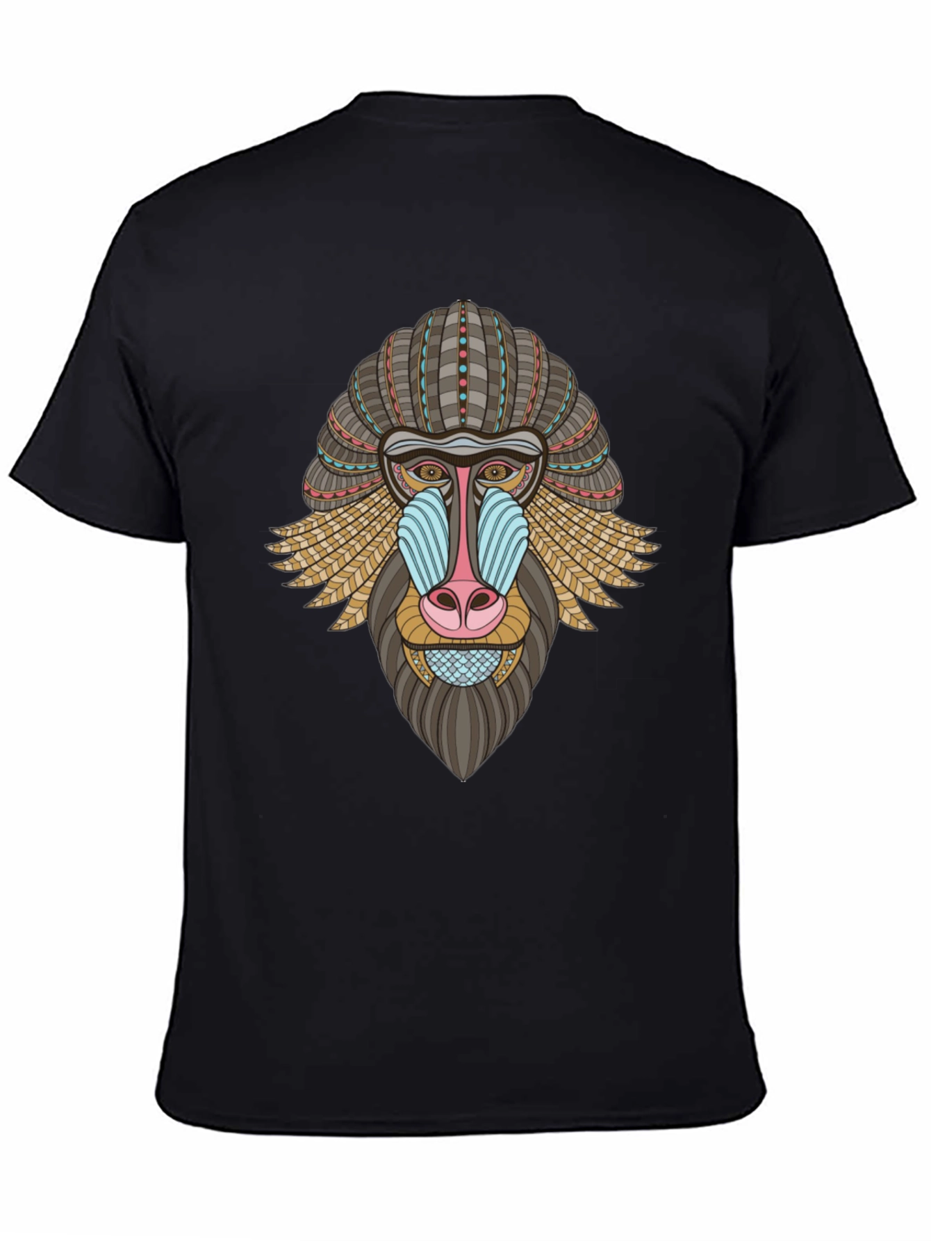 Mandrill Graphic Tee - Unique Animal Design