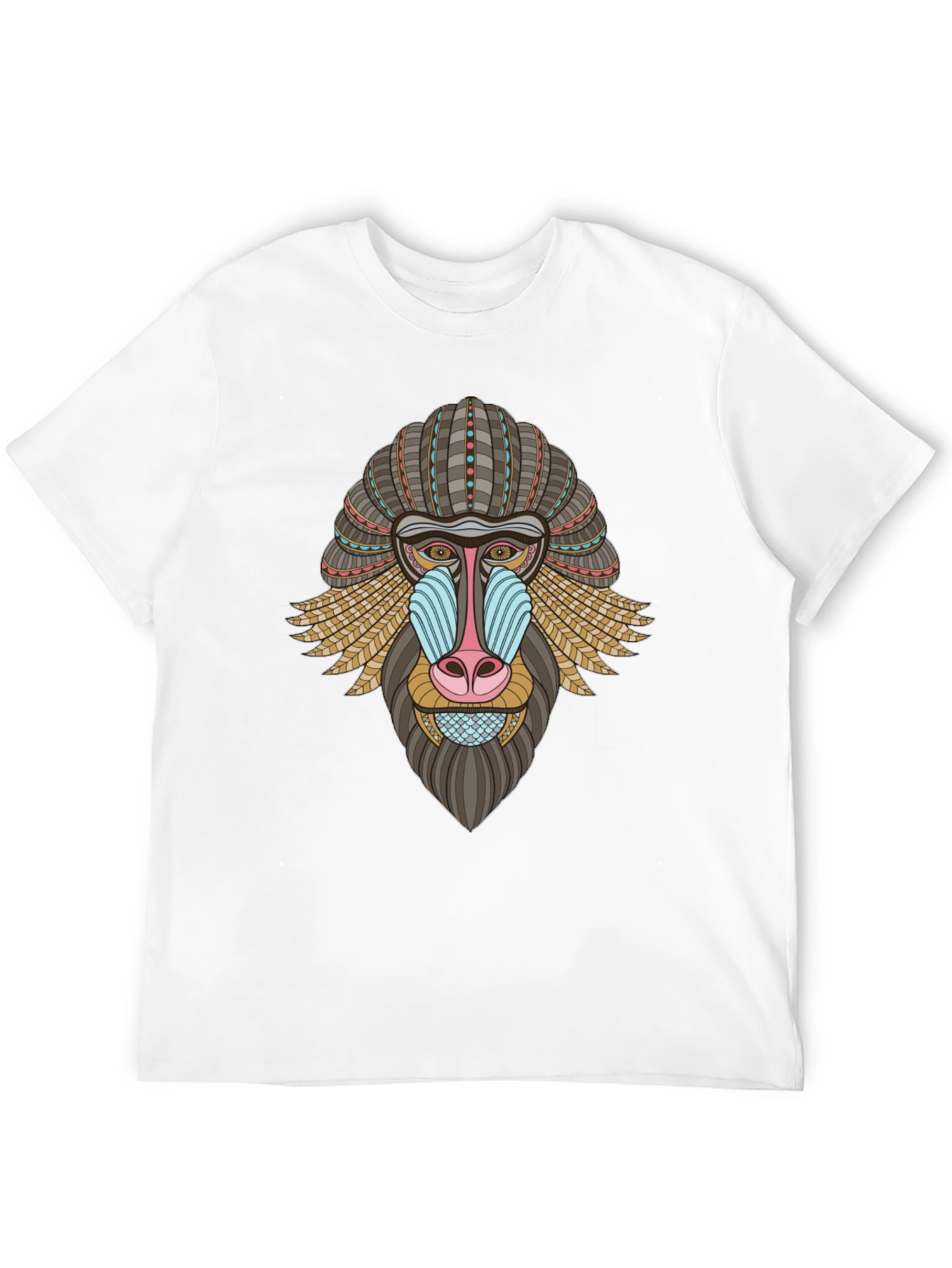 Mandrill Graphic Tee - Unique Animal Design