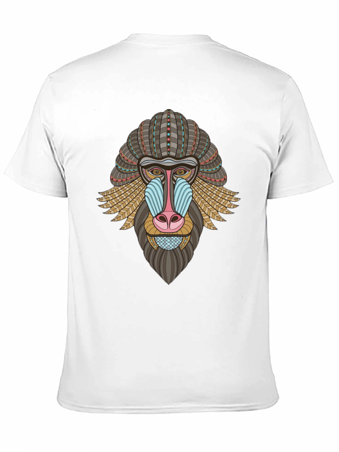 Mandrill Graphic Tee - Unique Animal Design