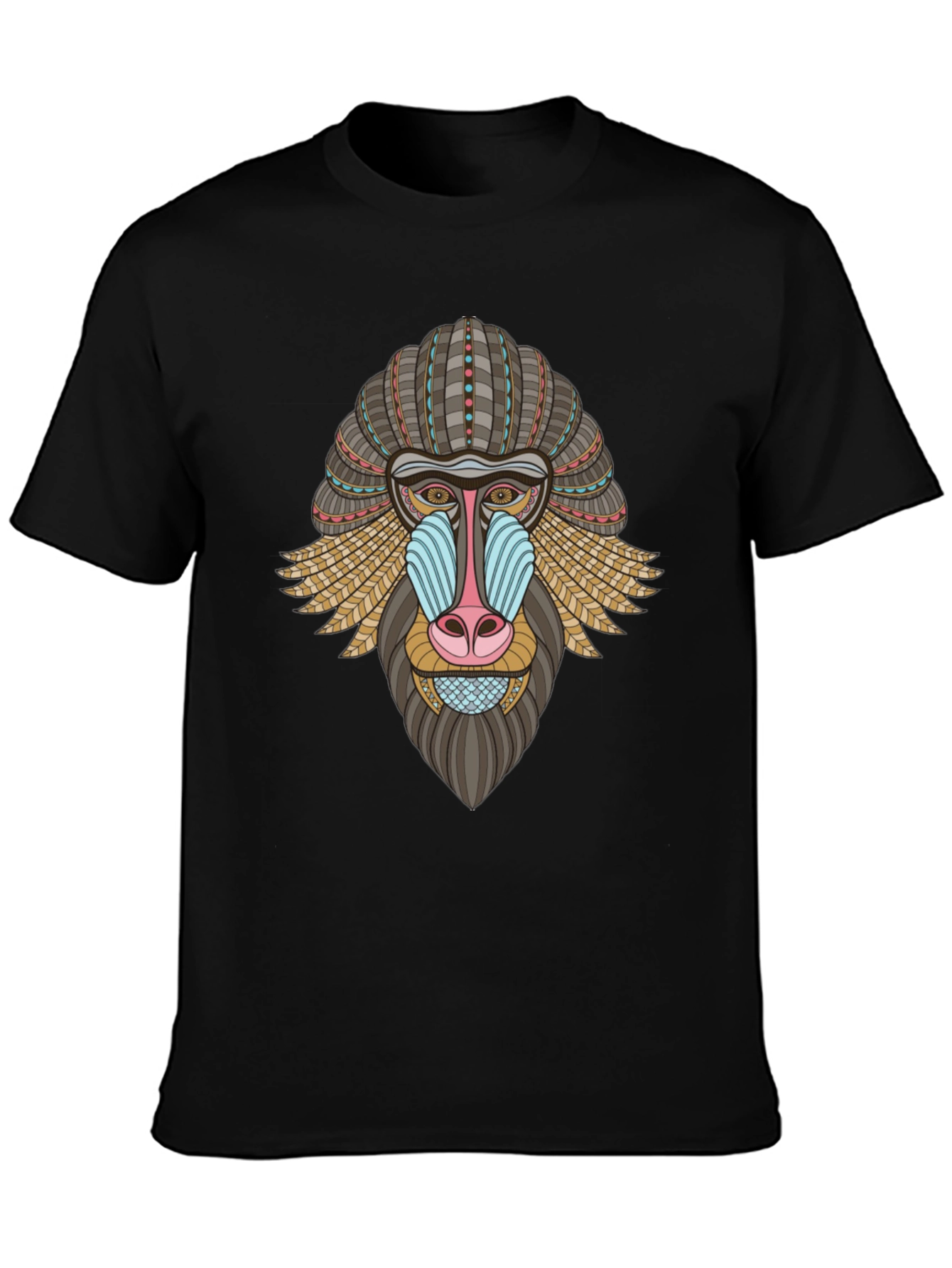 Mandrill Graphic Tee - Unique Animal Design