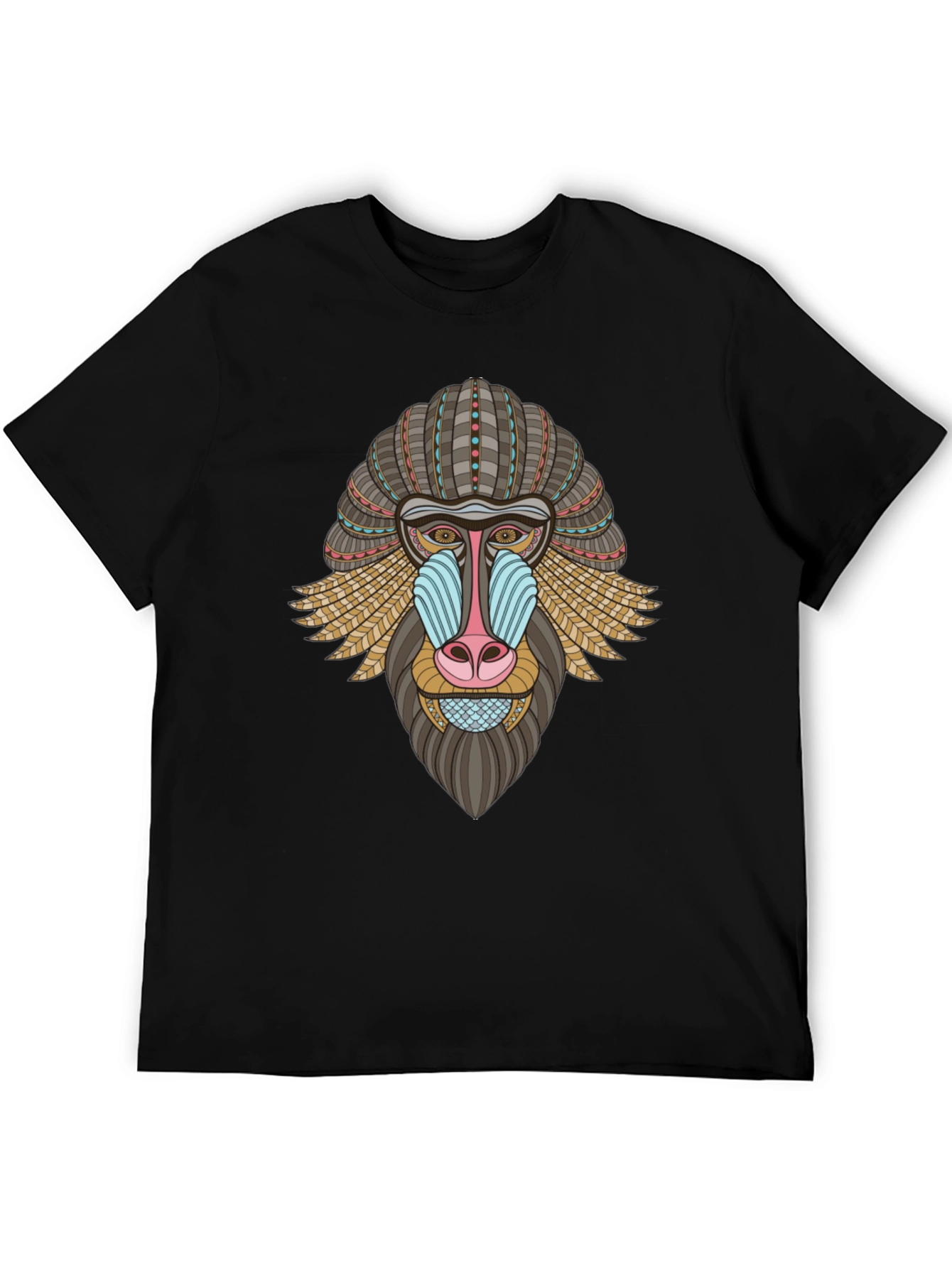 Mandrill Graphic Tee - Unique Animal Design